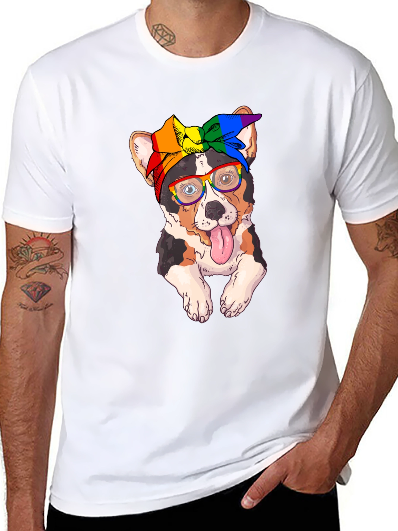 Dog Rainbow Pride T-Shirt