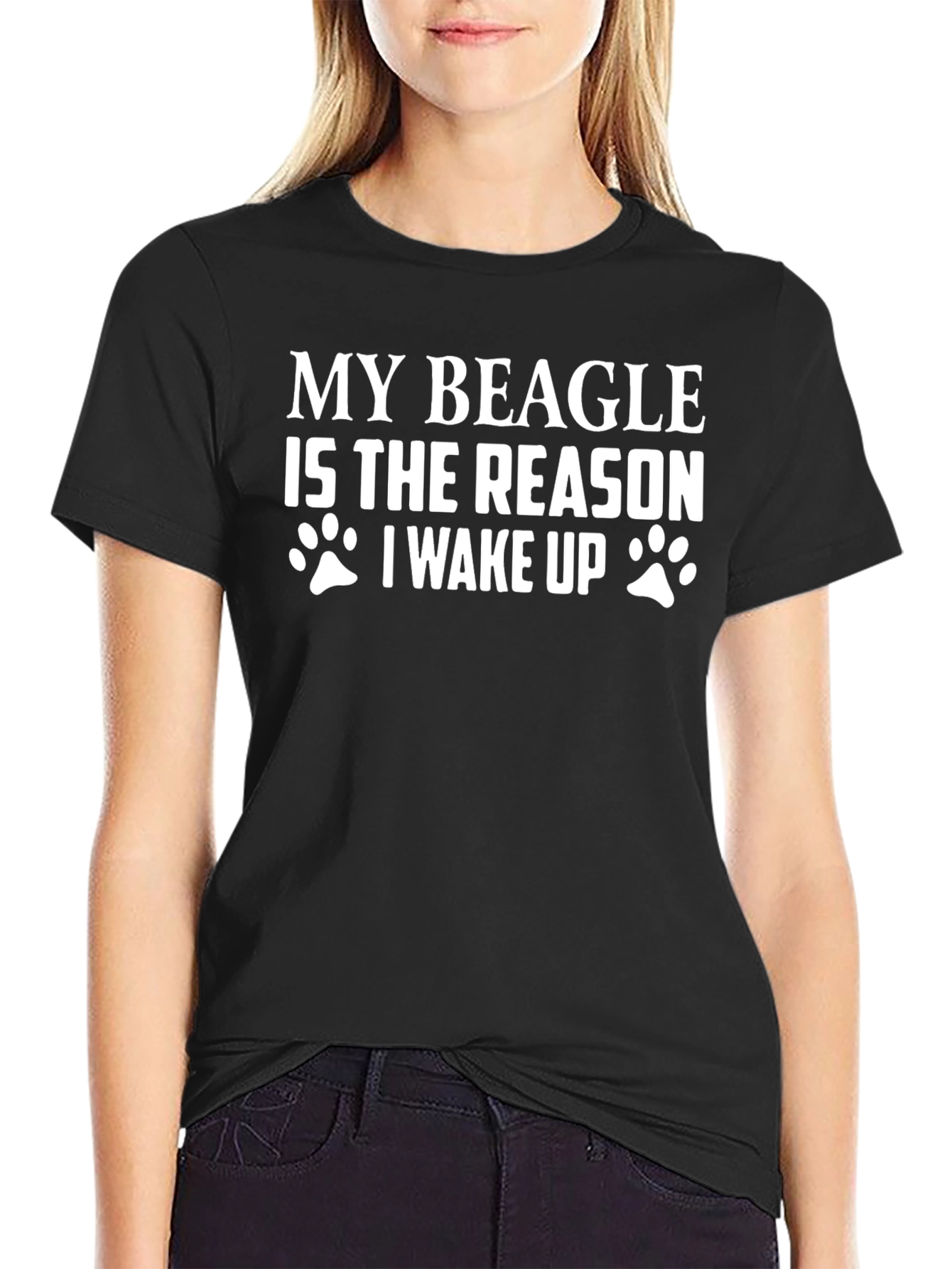 My Beagle is the Reason I Wake Up T-Shirt