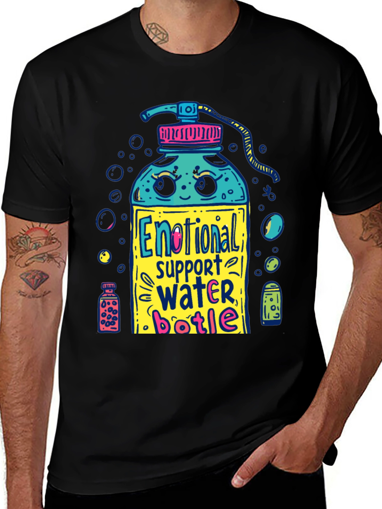 Emotional Support Water Bottle T-Shirt