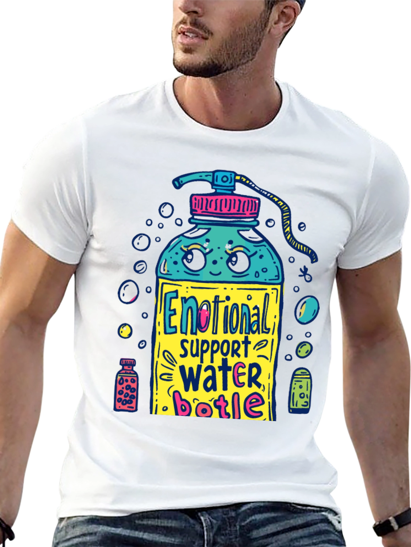 Emotional Support Water Bottle T-Shirt
