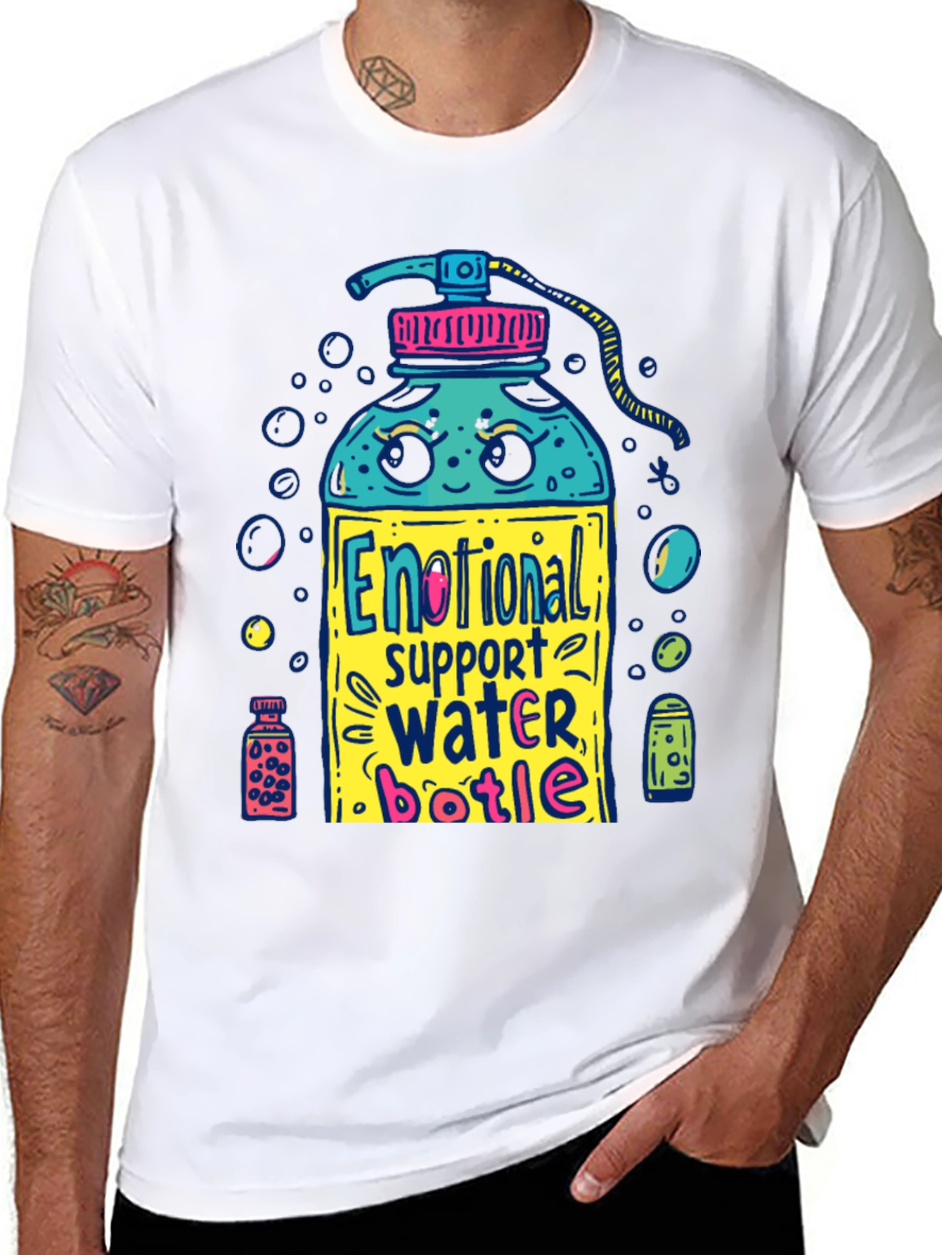 Emotional Support Water Bottle T-Shirt