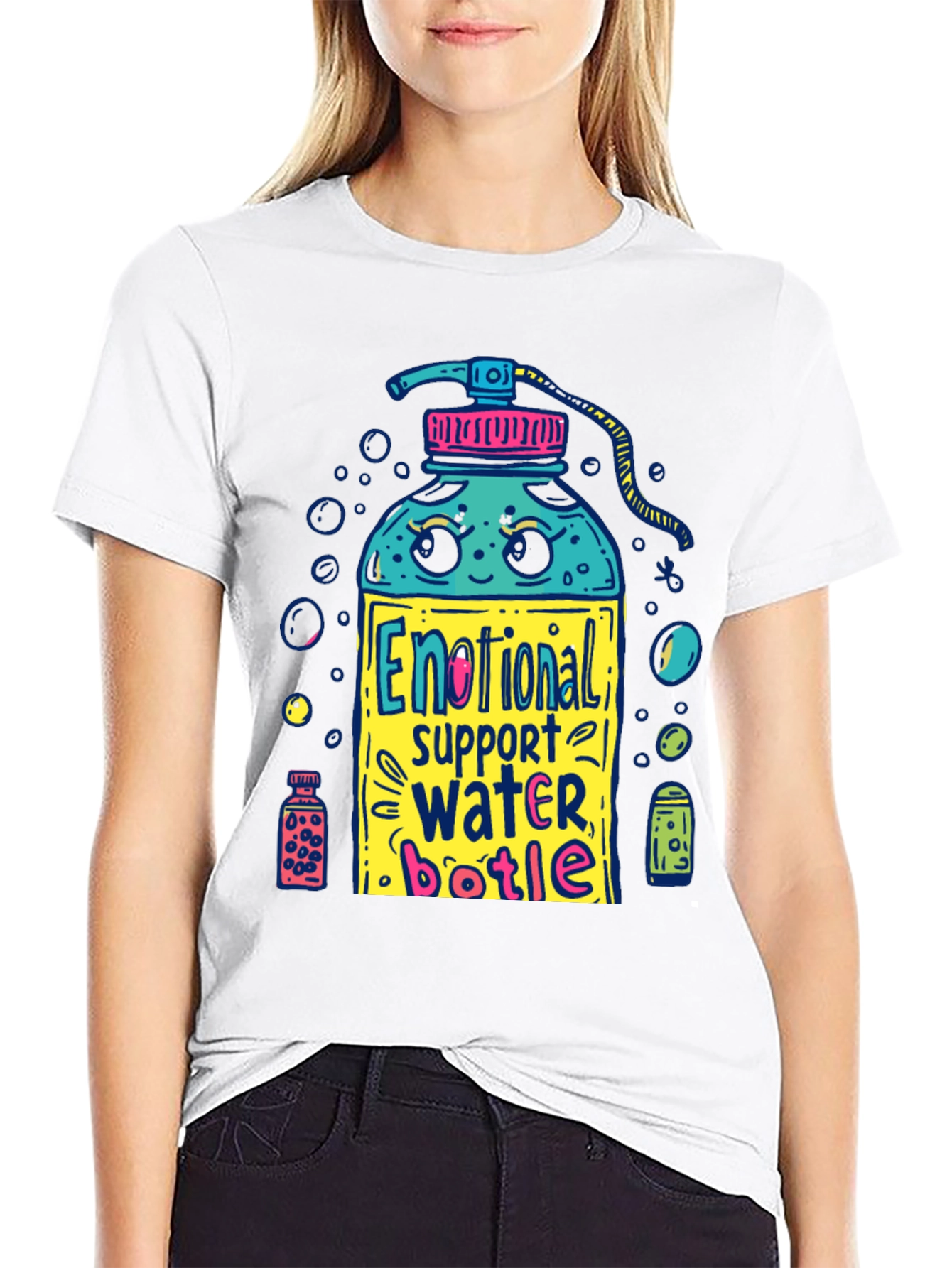 Emotional Support Water Bottle T-Shirt