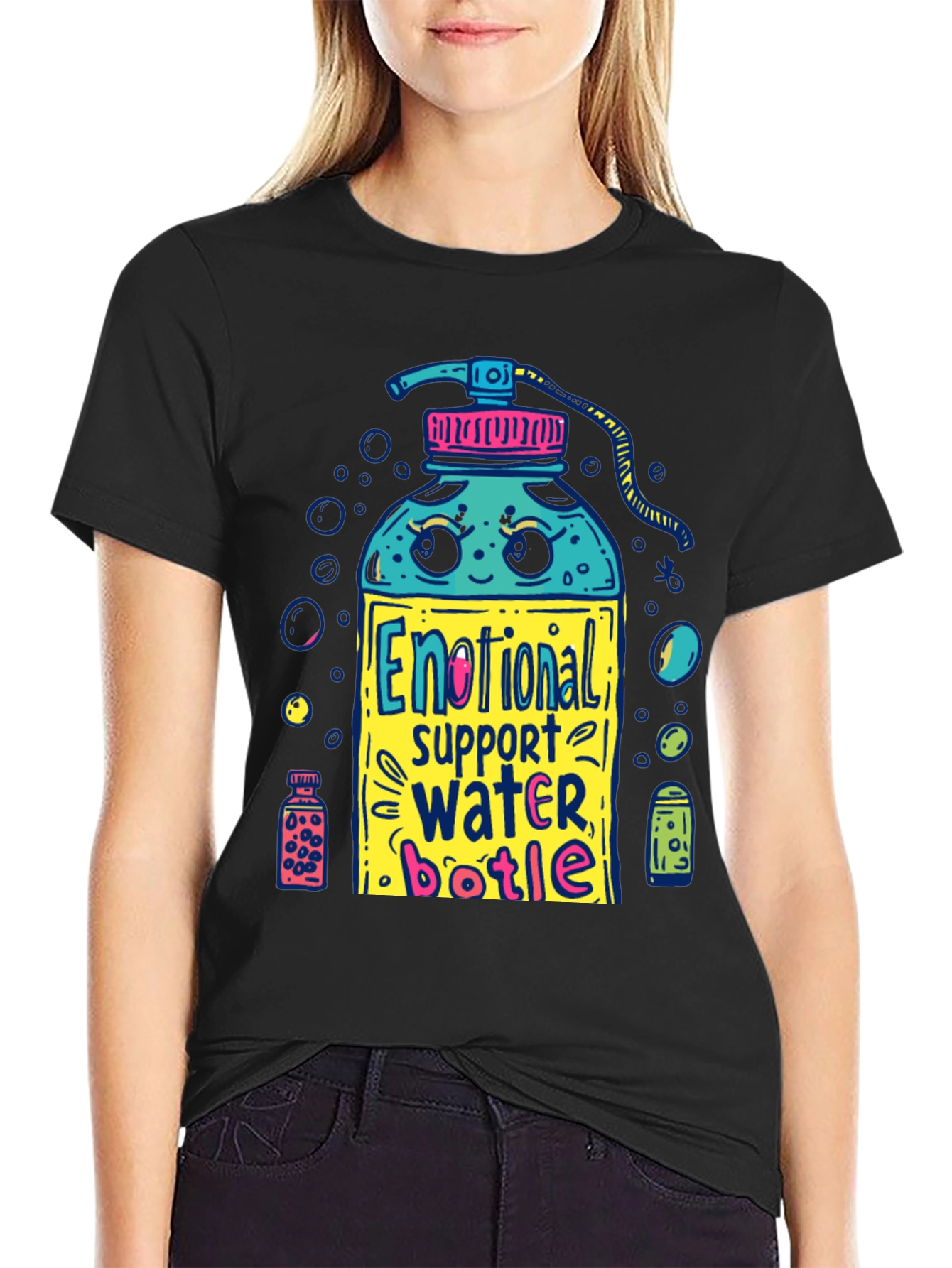 Emotional Support Water Bottle T-Shirt