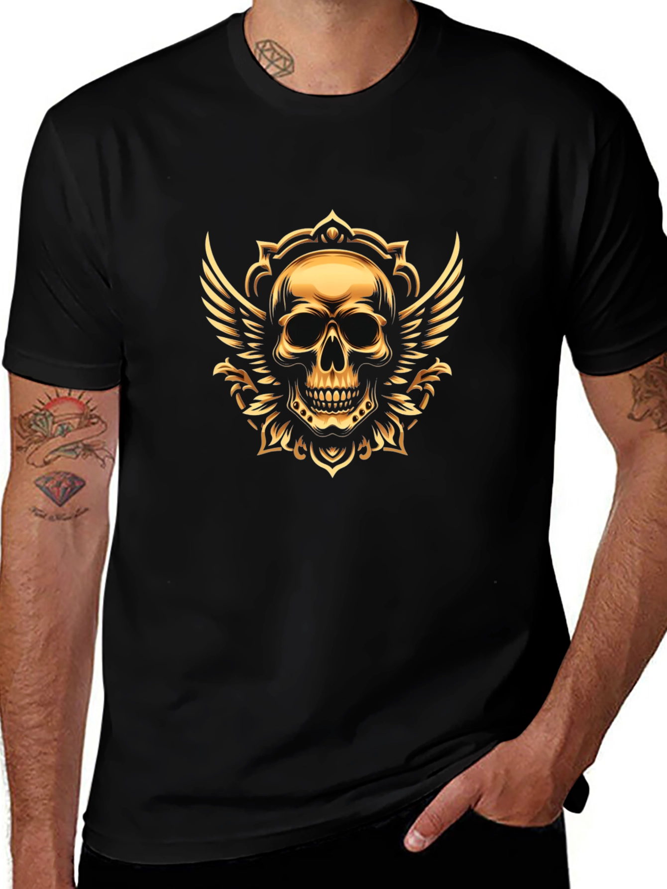 Skull & Wings Graphic Tee