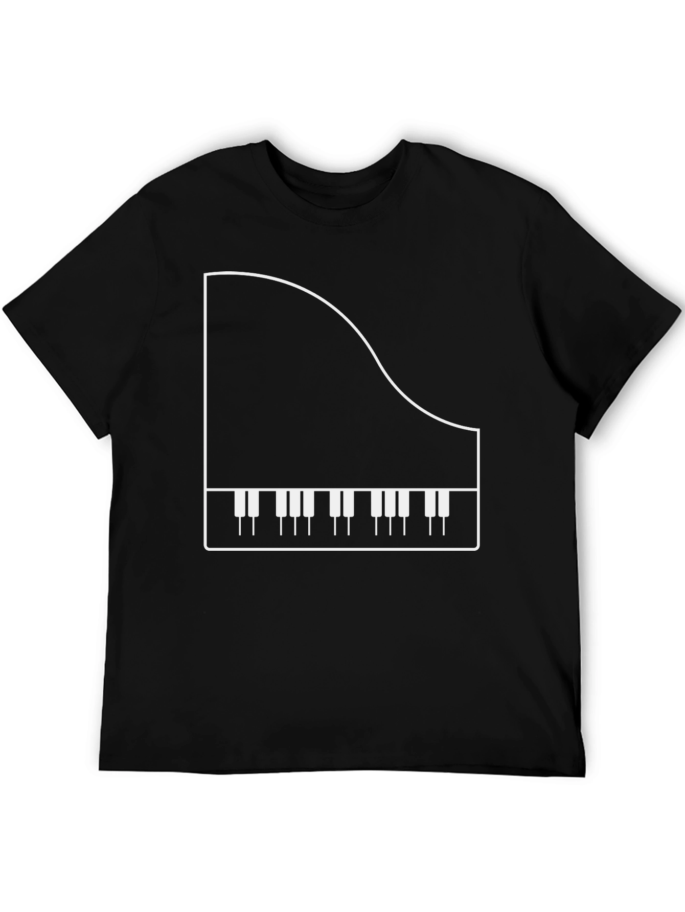 Piano Graphic T-Shirt - Musician Apparel
