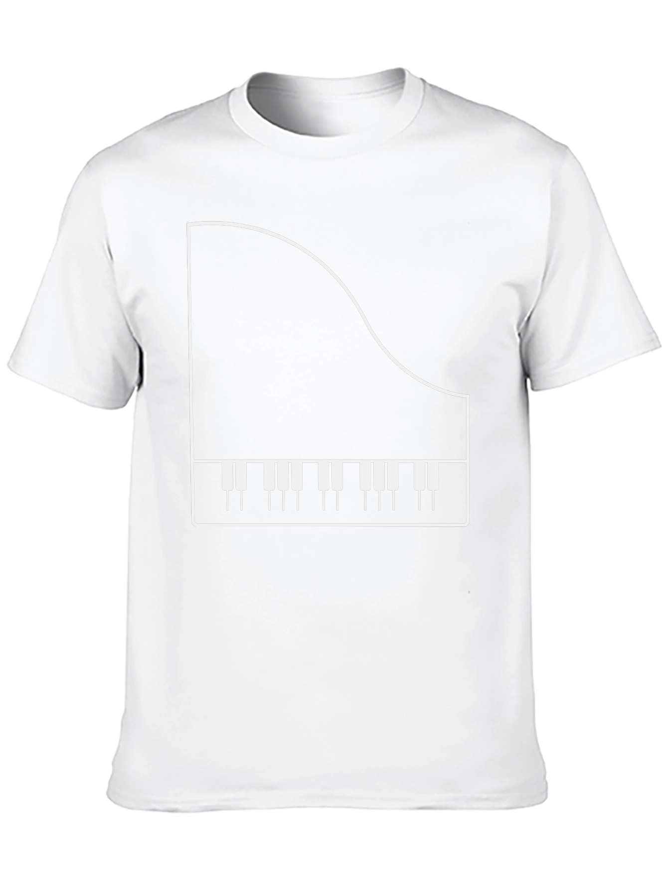 Piano Graphic T-Shirt - Musician Apparel