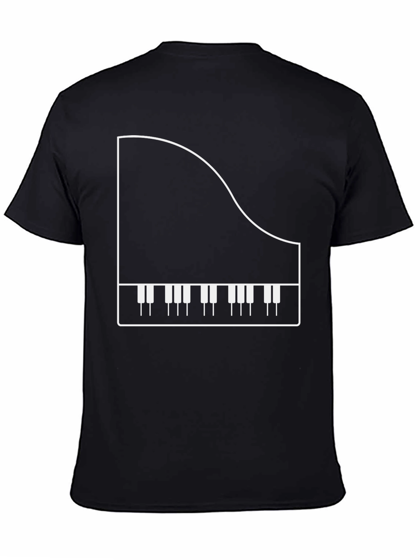 Piano Graphic T-Shirt - Musician Apparel