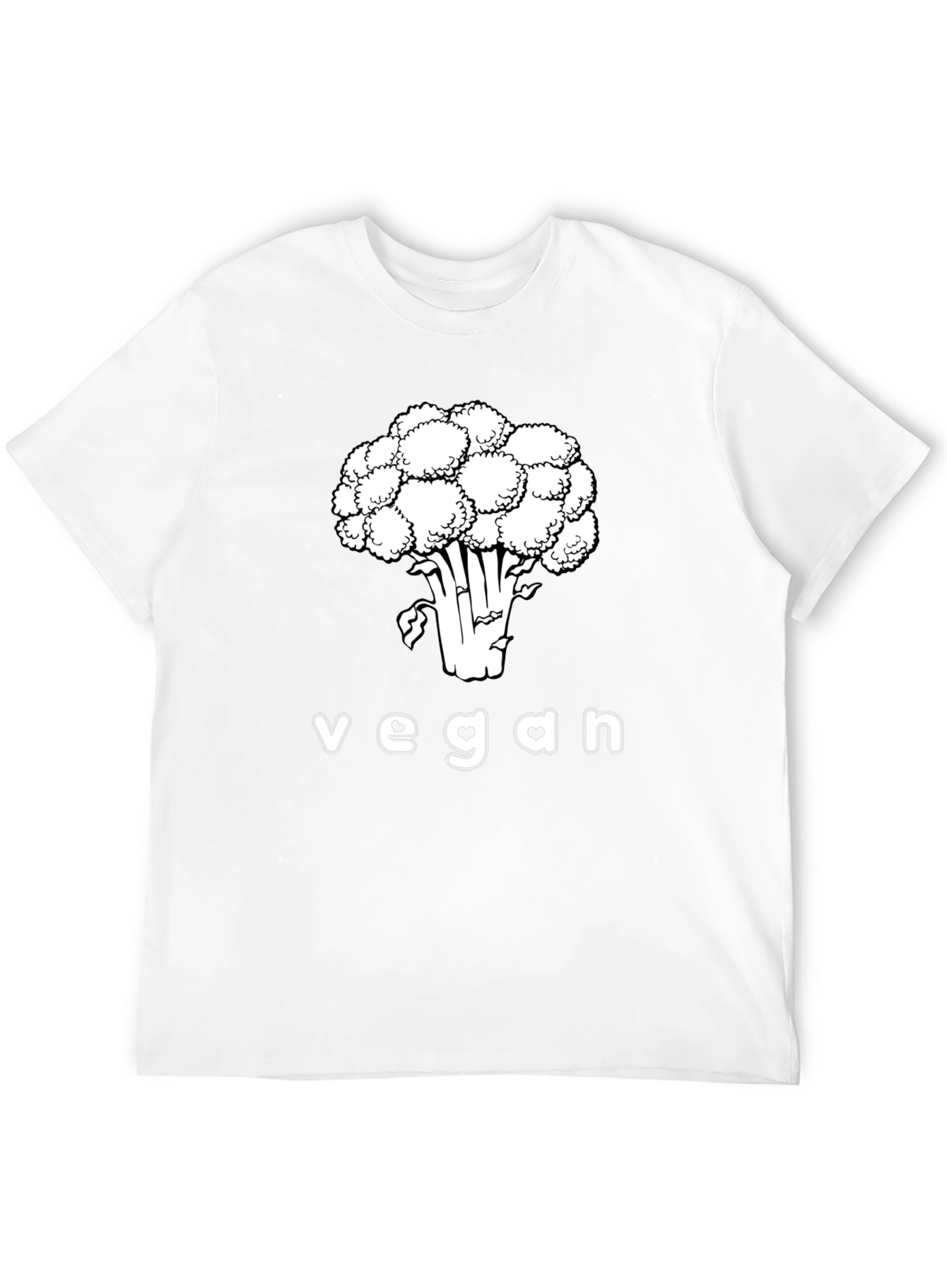 Vegan T-Shirt Cauliflower Graphic Tee