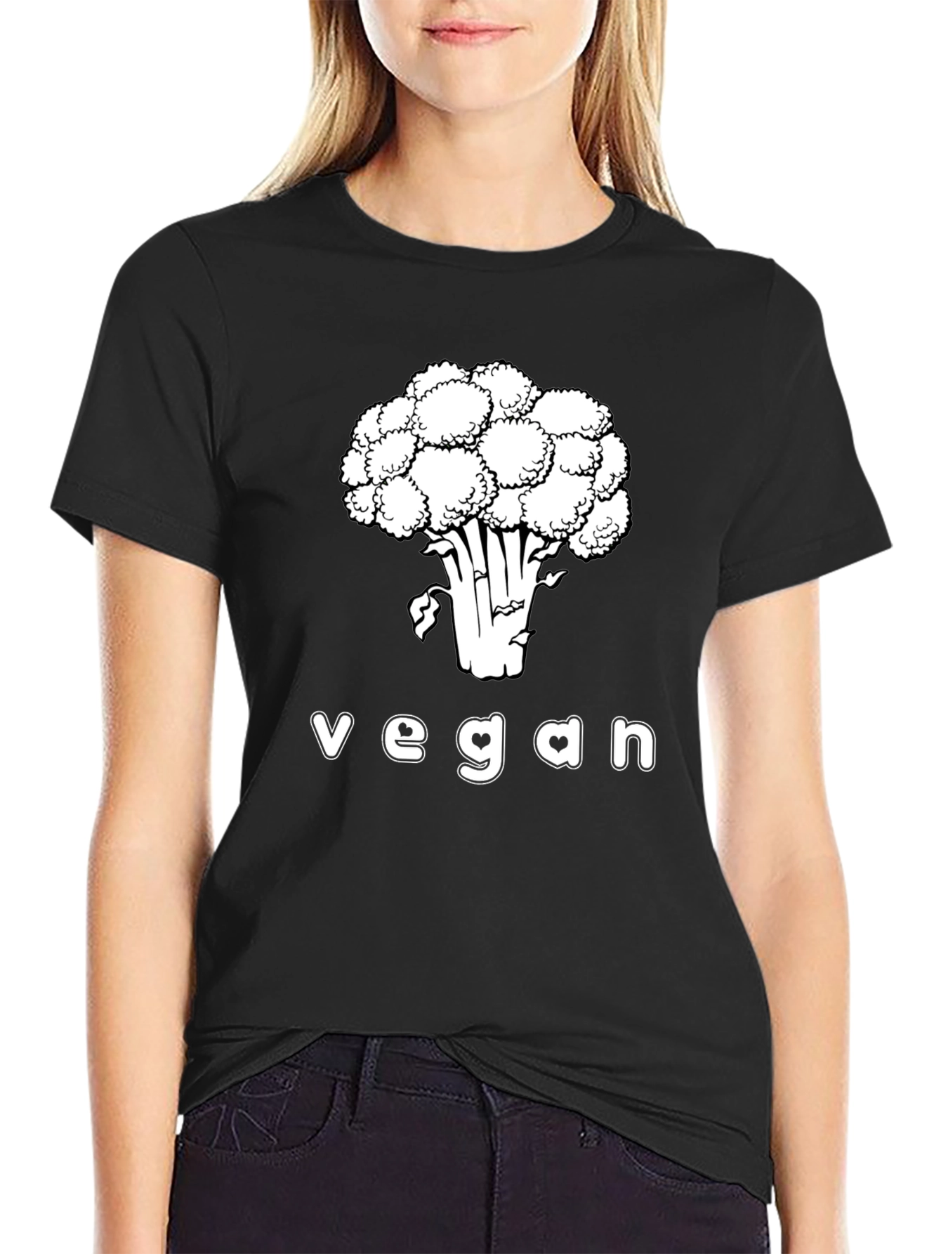 Vegan T-Shirt Cauliflower Graphic Tee