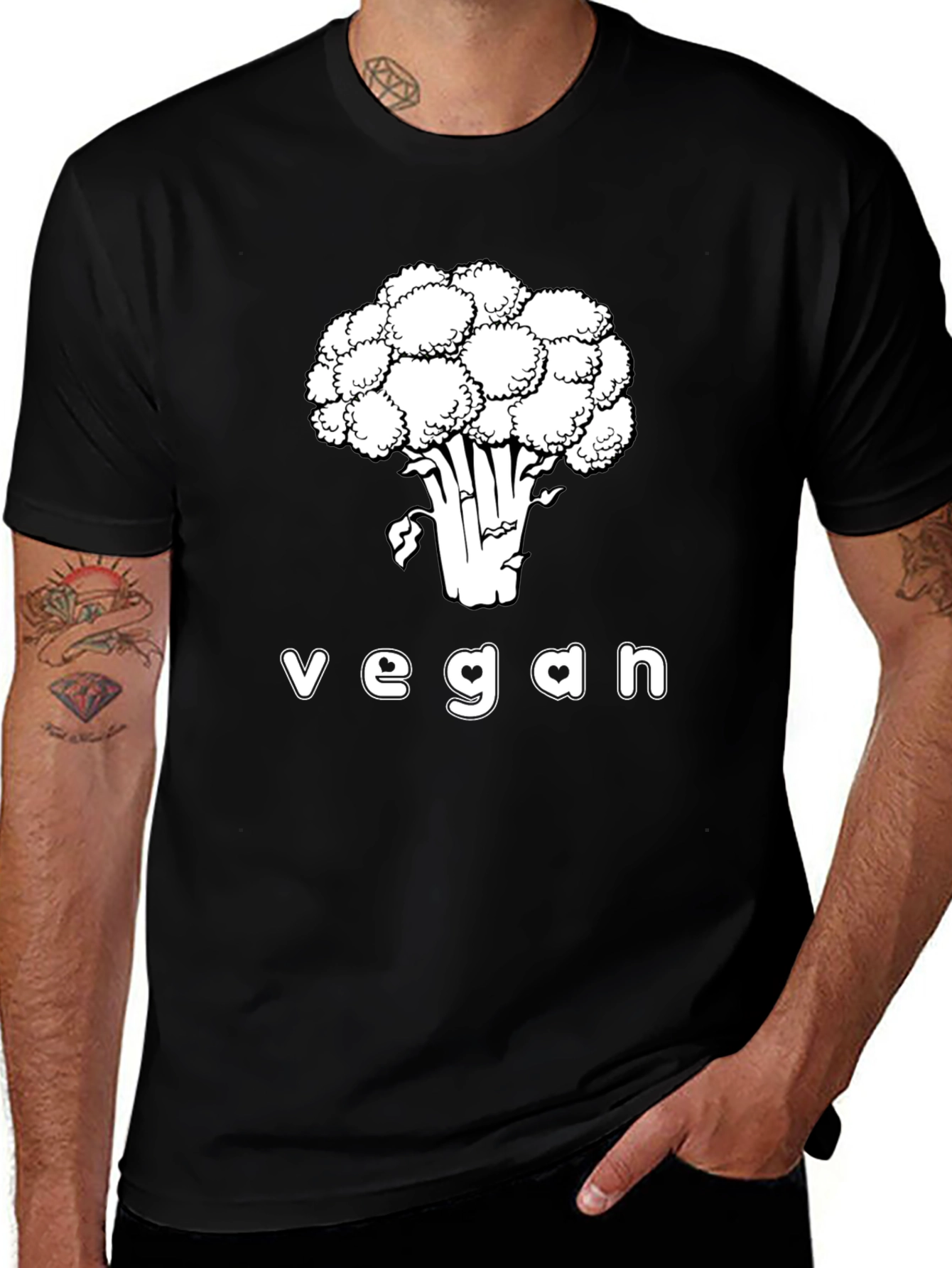 Vegan T-Shirt Cauliflower Graphic Tee