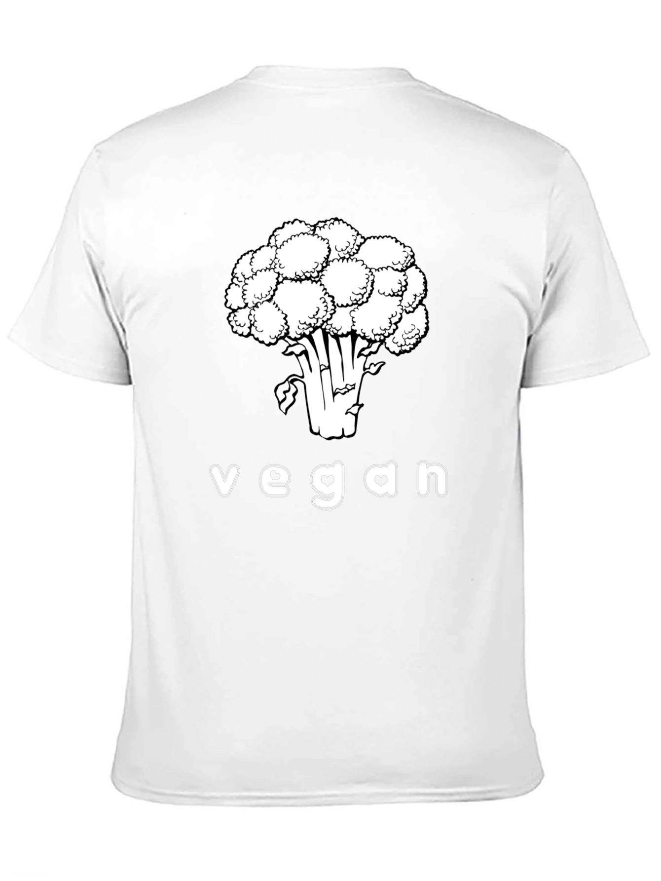 Vegan T-Shirt Cauliflower Graphic Tee