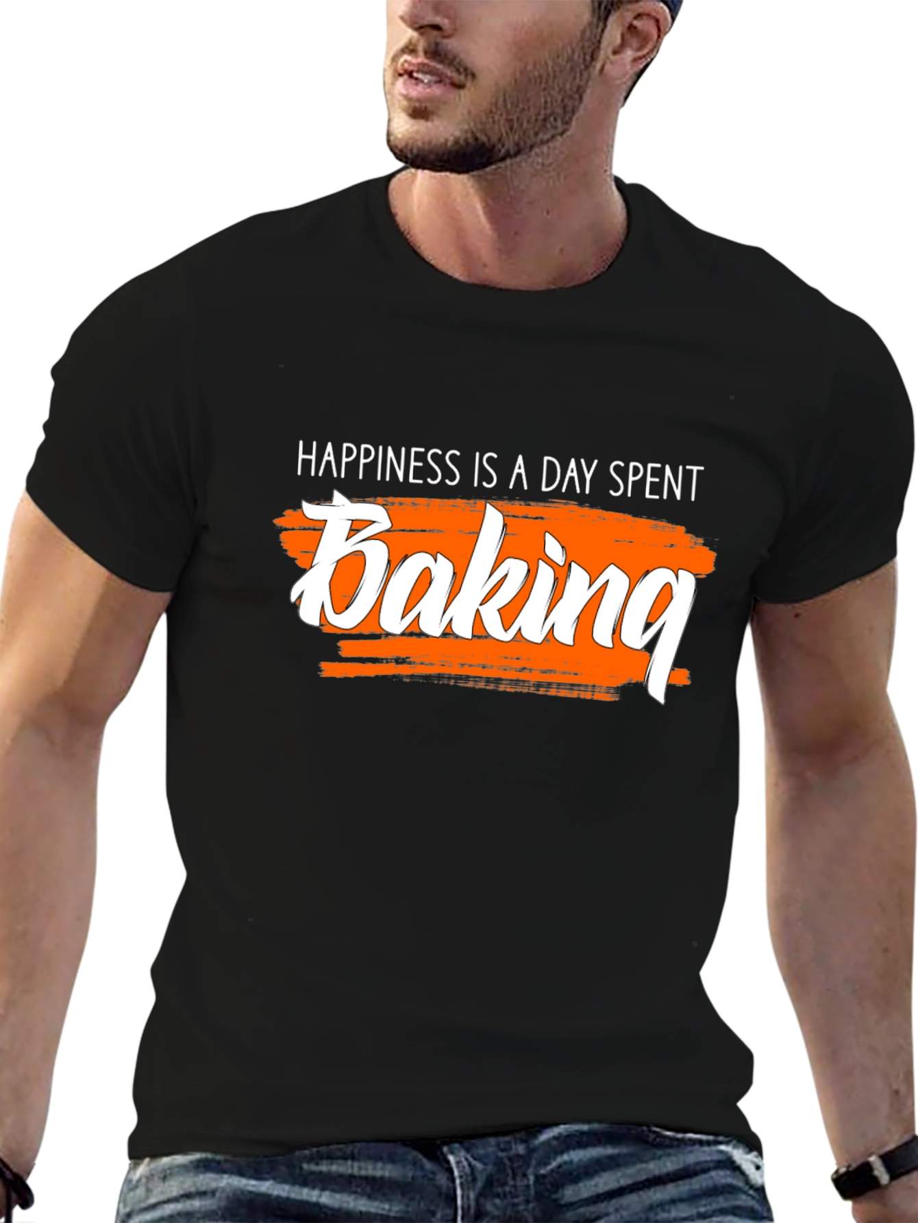 Happiness is Baking T-Shirt - Baker Gift