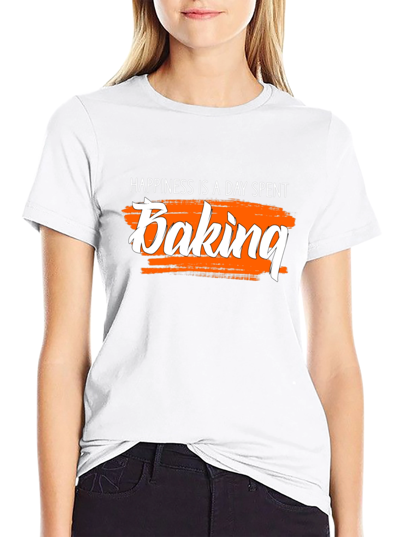 Happiness is Baking T-Shirt - Baker Gift