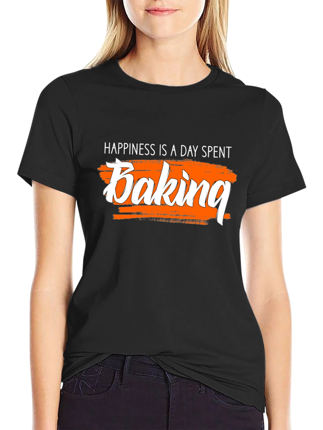 Happiness is Baking T-Shirt - Baker Gift