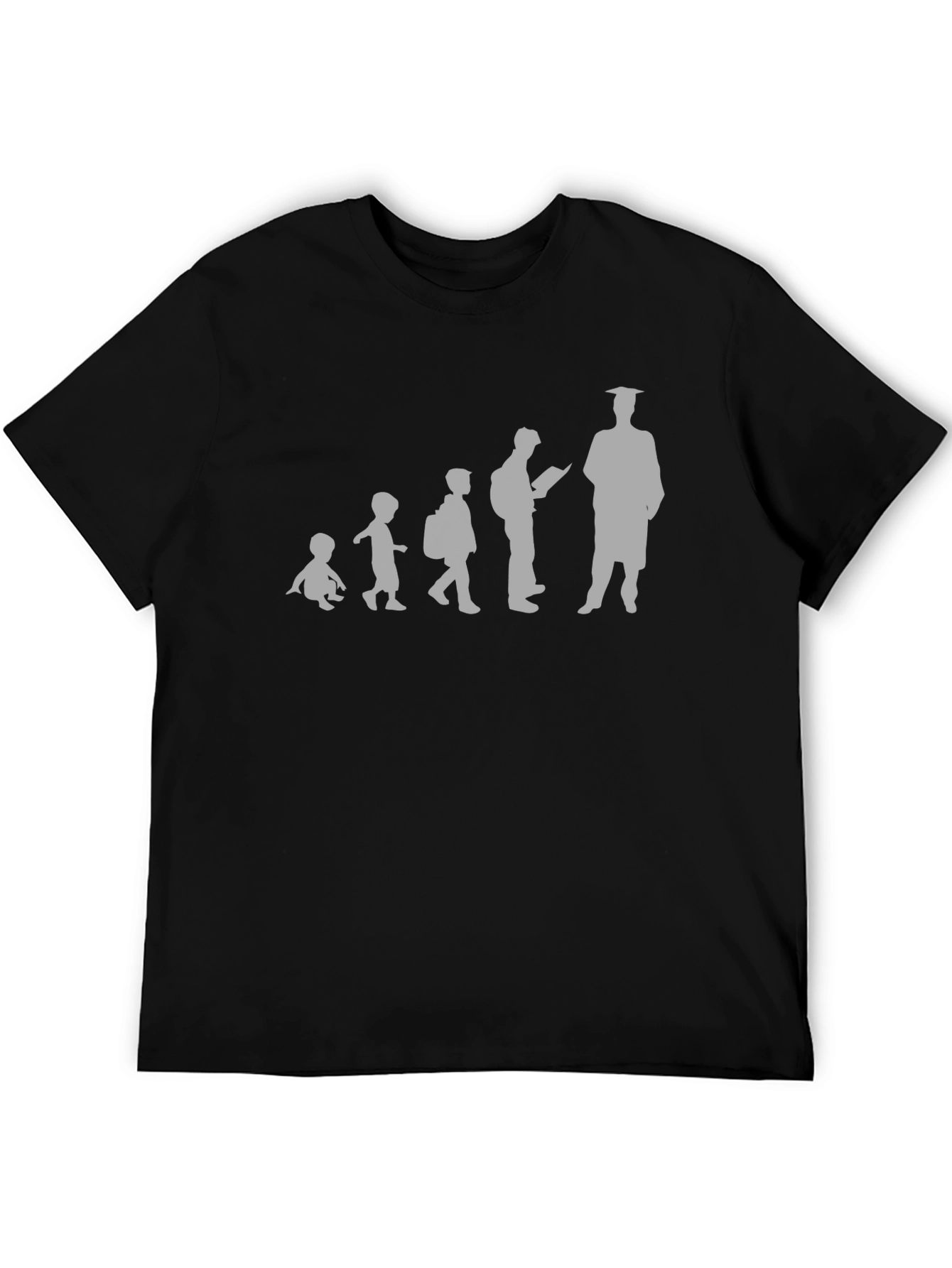 Evolution of Education Black T-Shirt