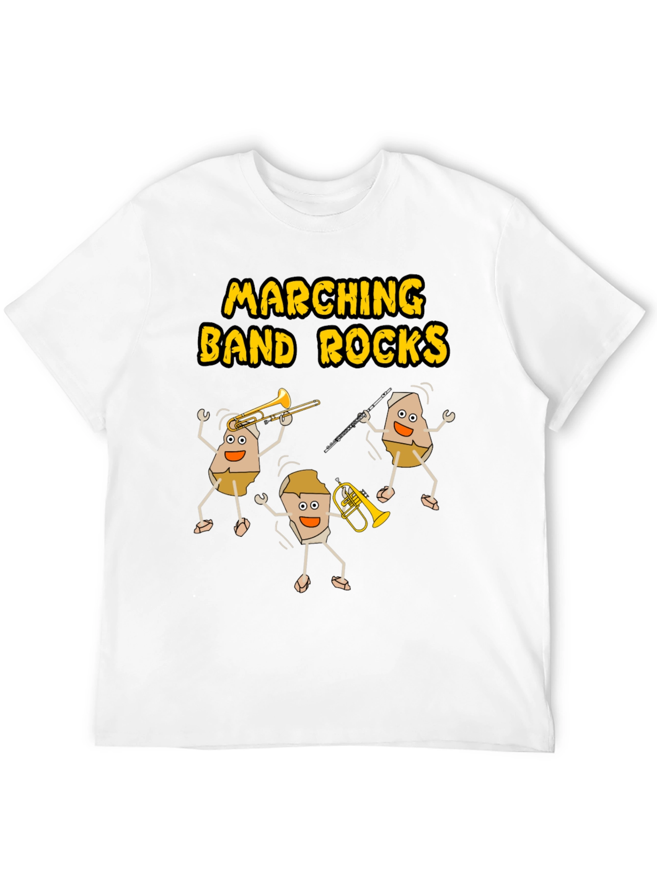 Marching Band Rocks Funny T-Shirt