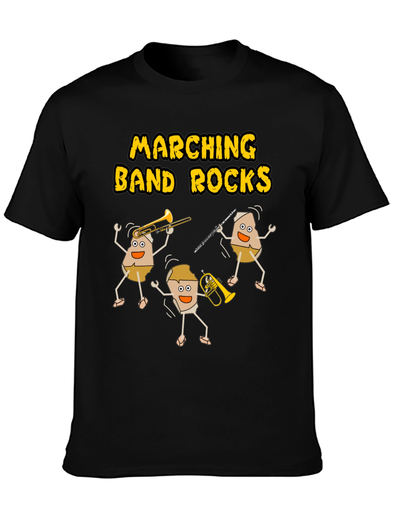 Marching Band Rocks Funny T-Shirt