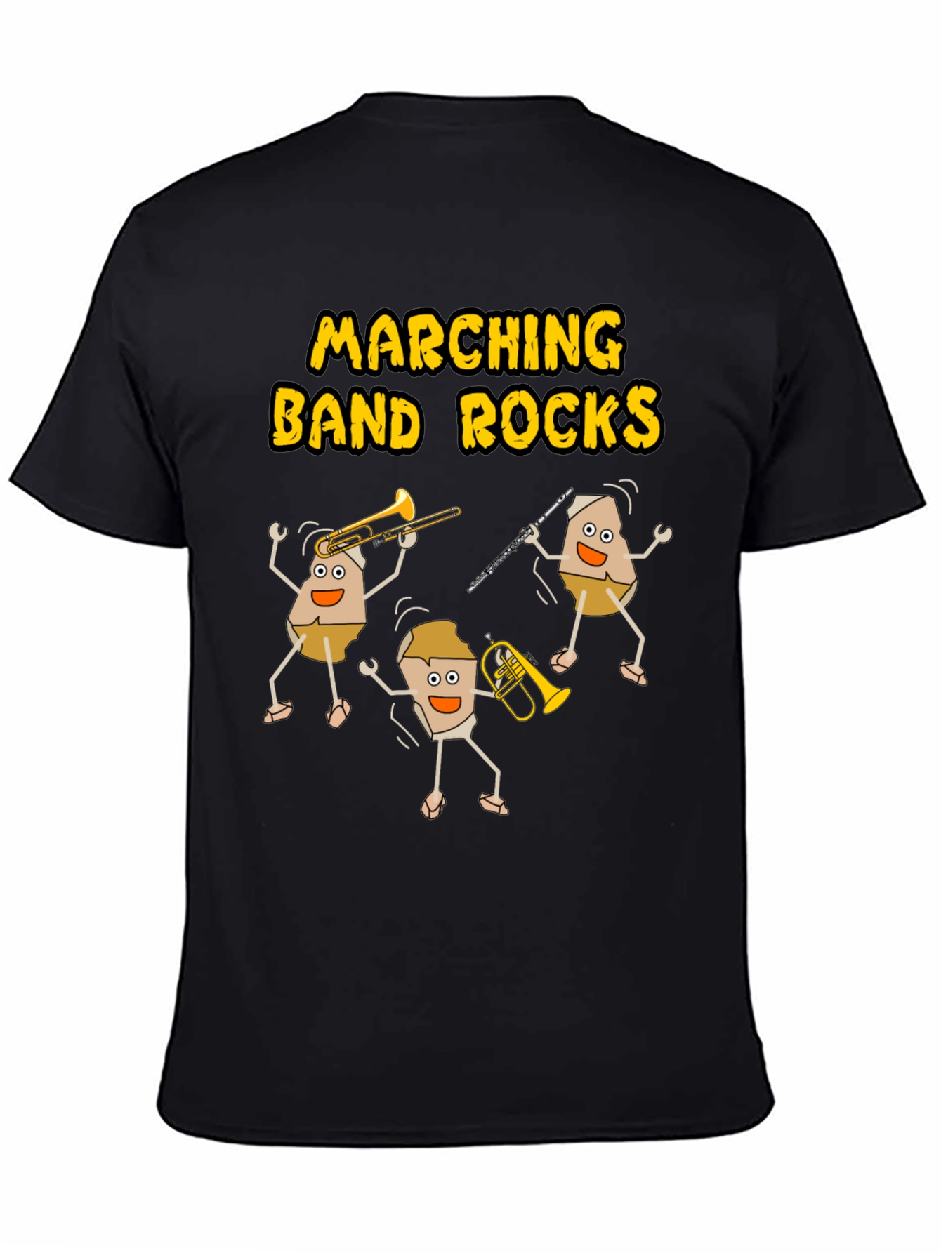 Marching Band Rocks Funny T-Shirt