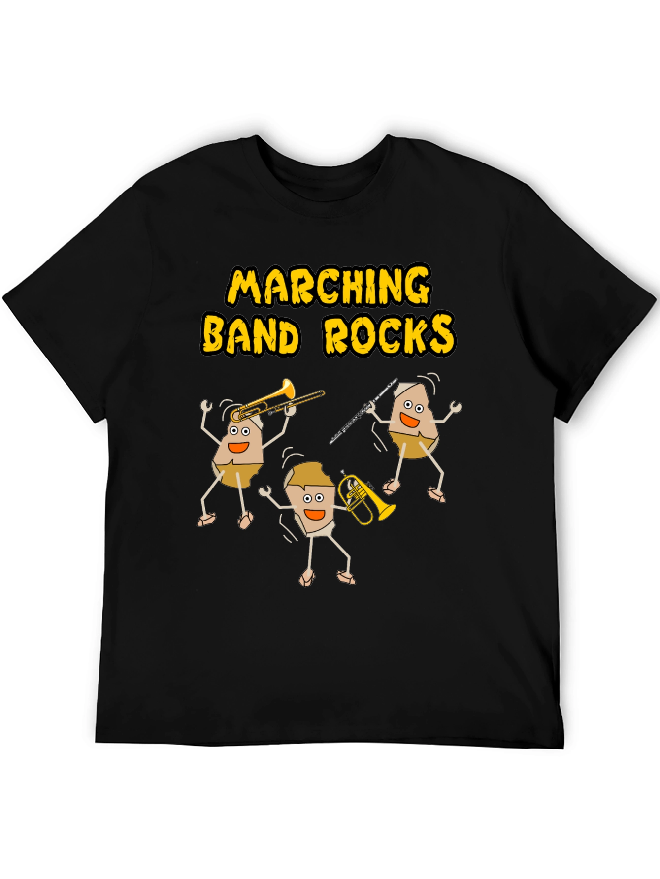 Marching Band Rocks Funny T-Shirt