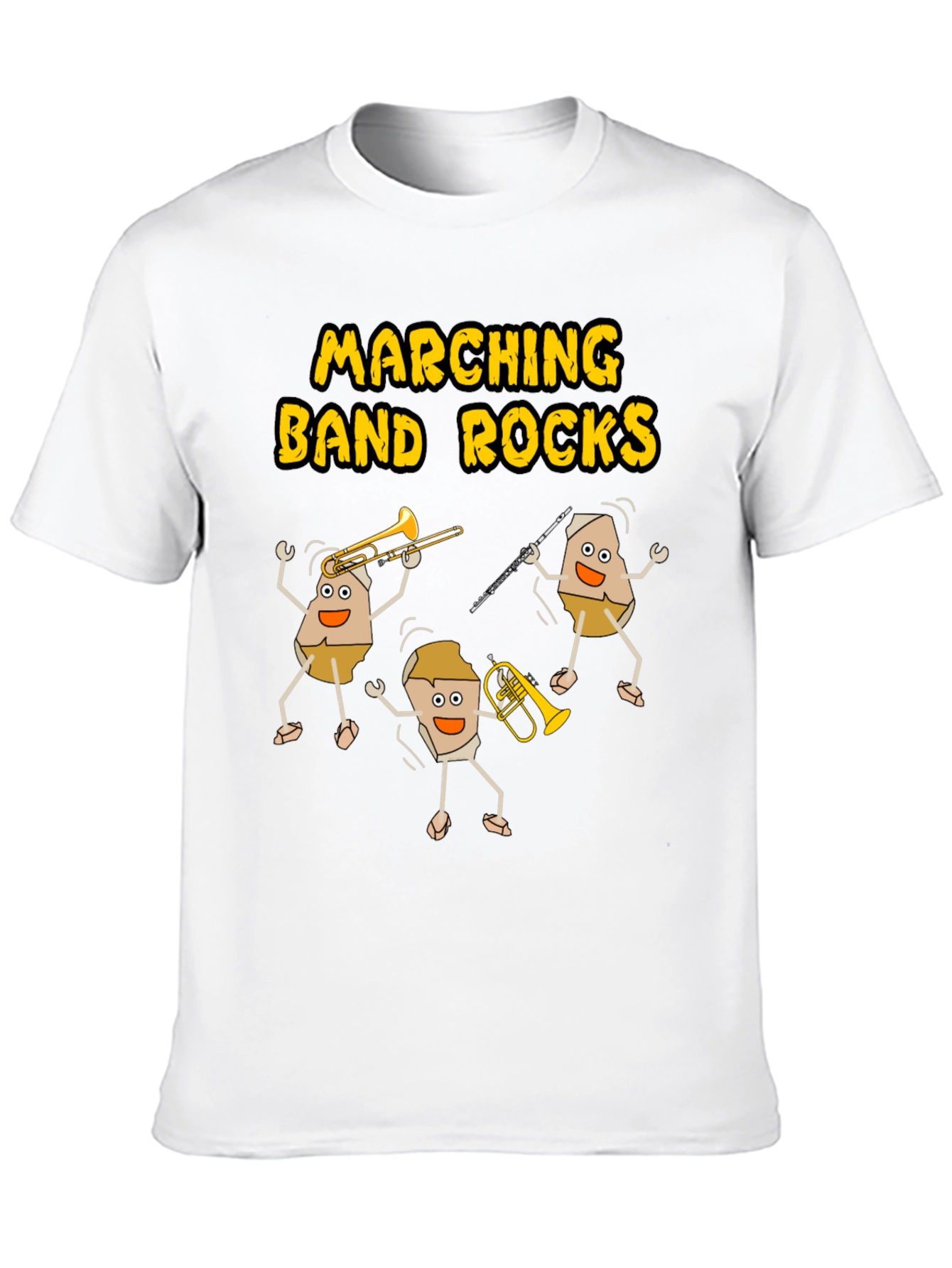 Marching Band Rocks Funny T-Shirt