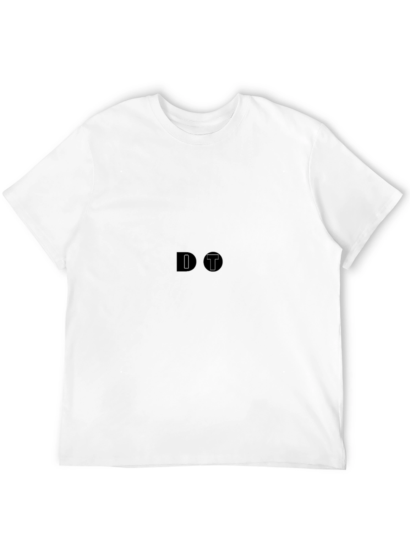 Classic Black Cotton Graphic Tee
