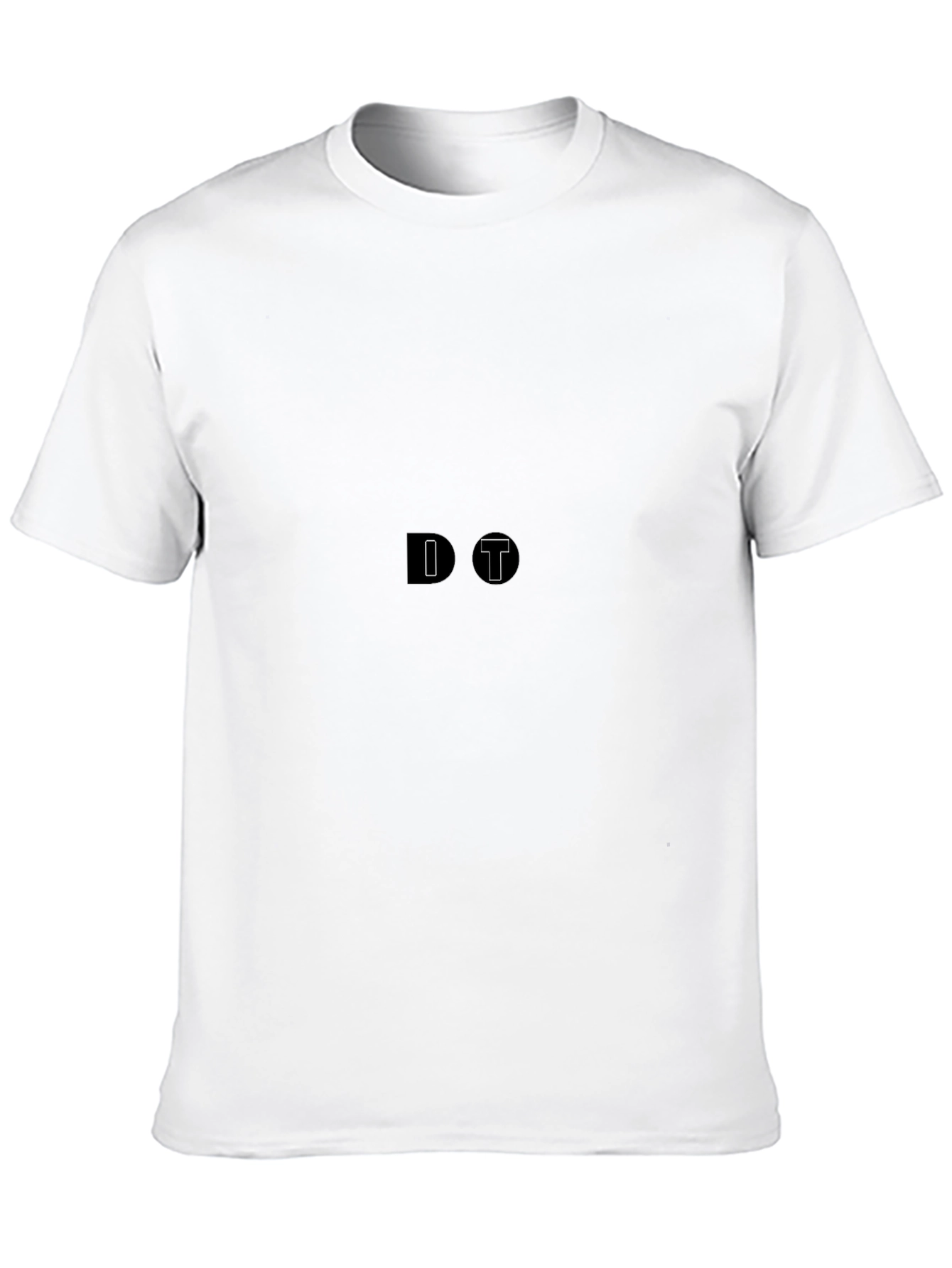 Classic Black Cotton Graphic Tee