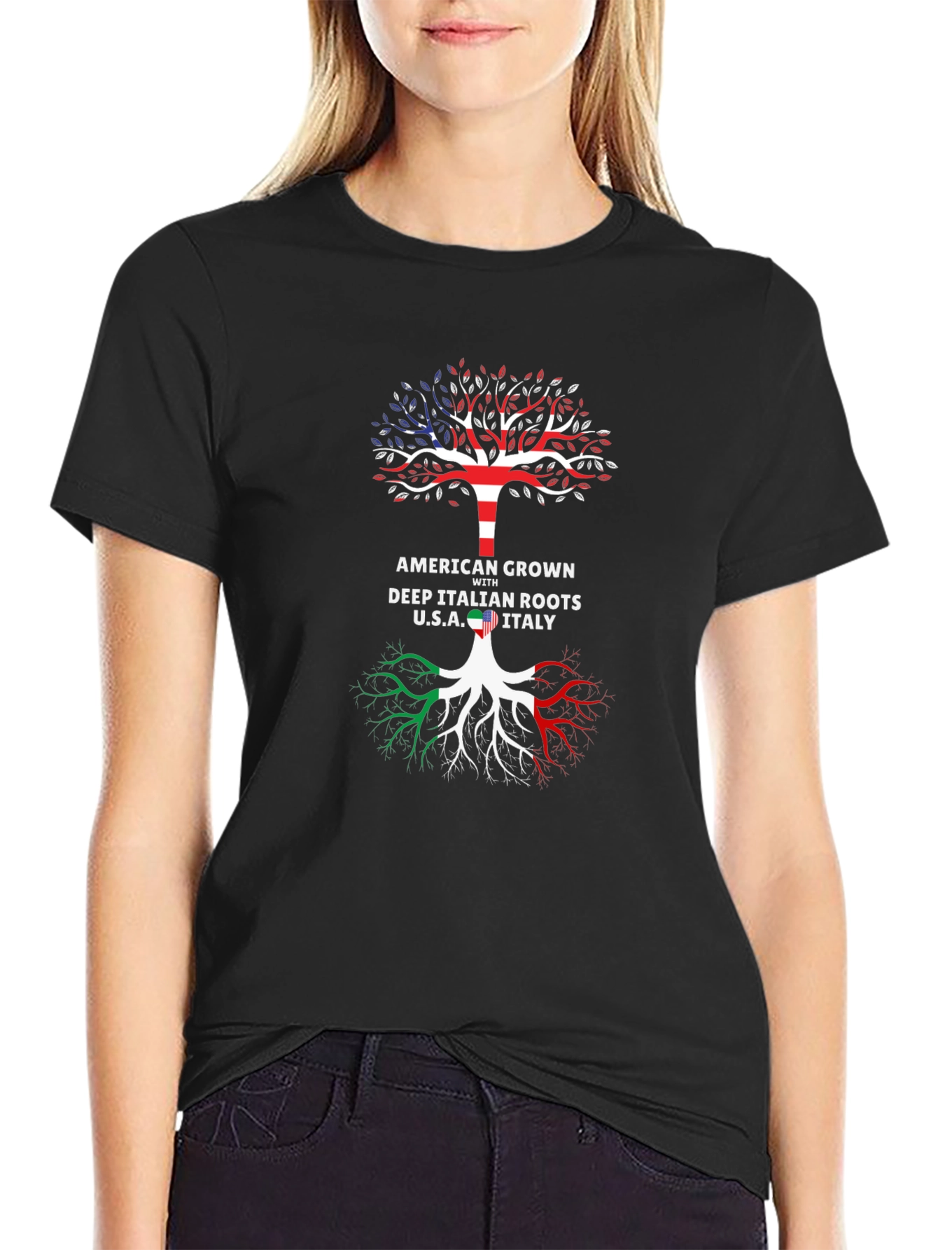 American Grown Italian Roots T-Shirt