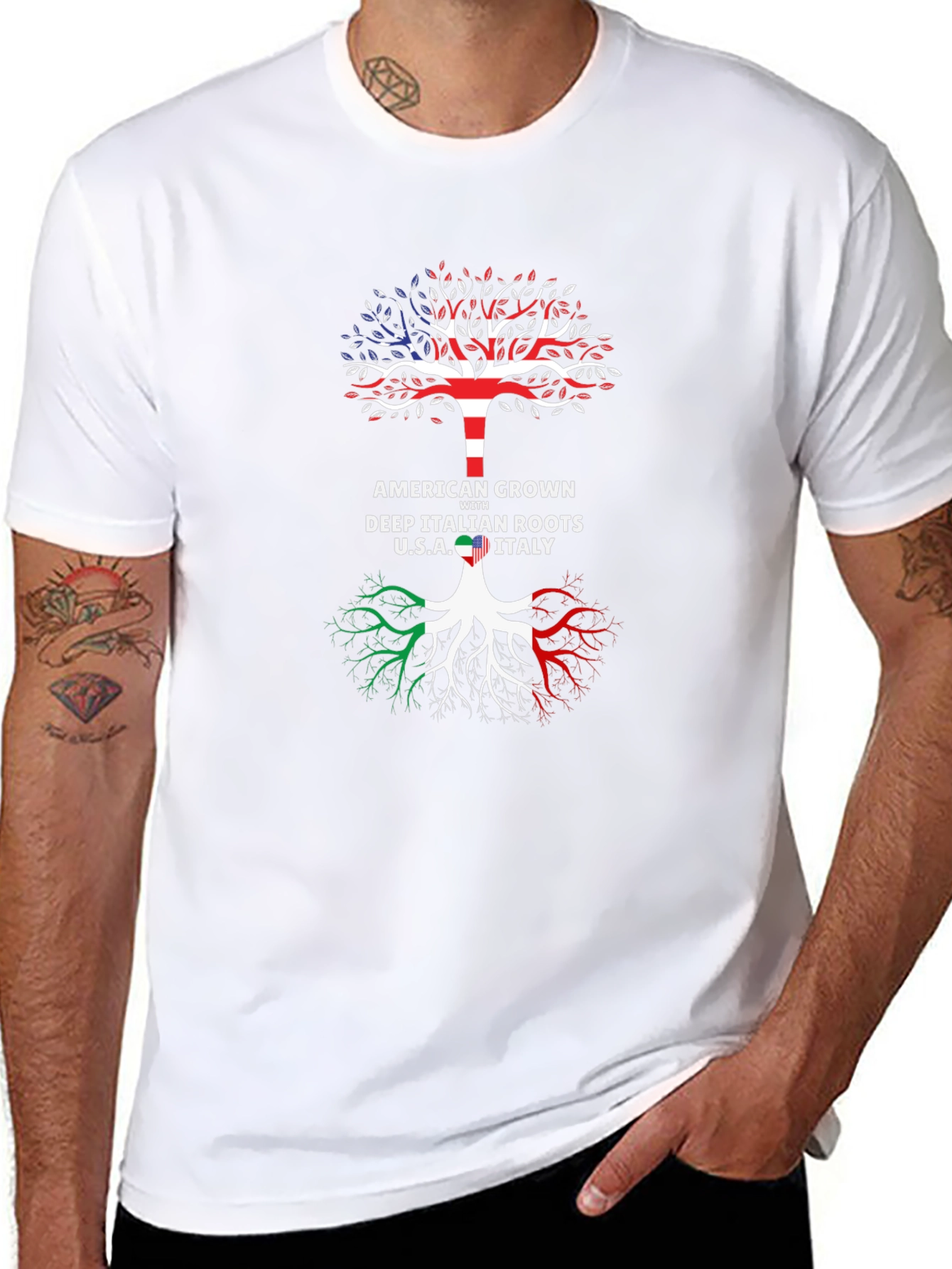 American Grown Italian Roots T-Shirt