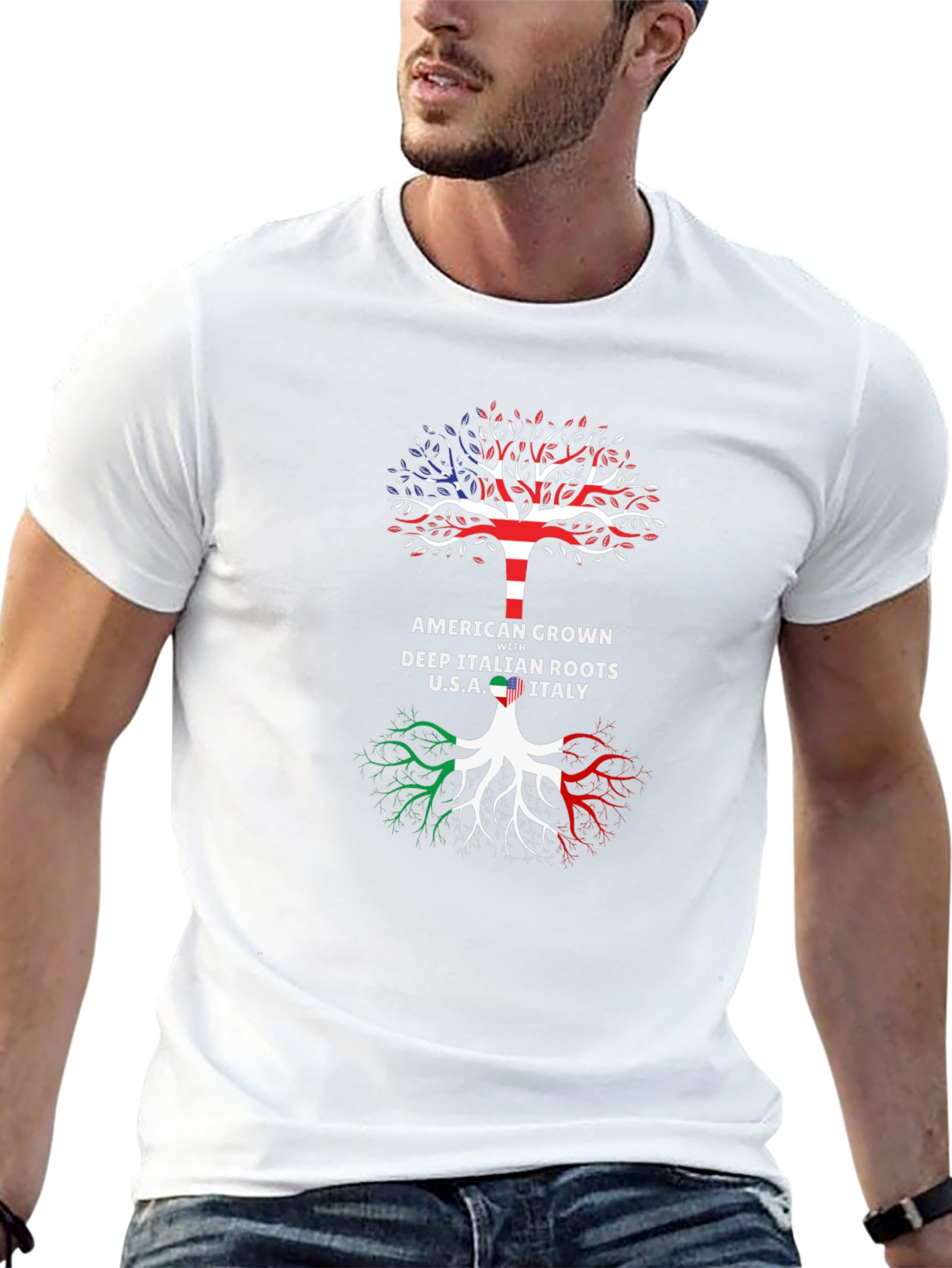 American Grown Italian Roots T-Shirt