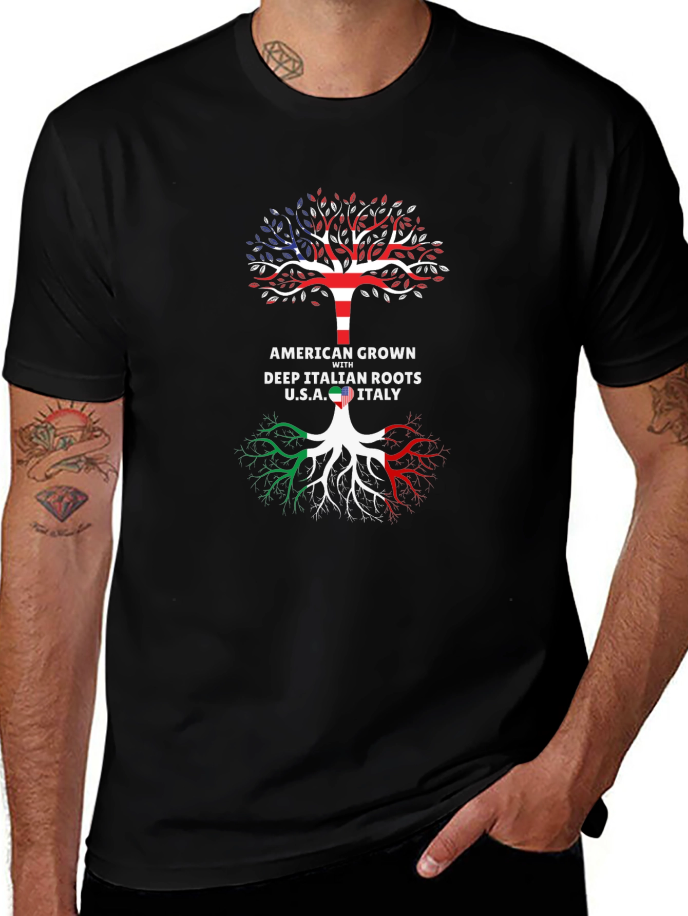 American Grown Italian Roots T-Shirt