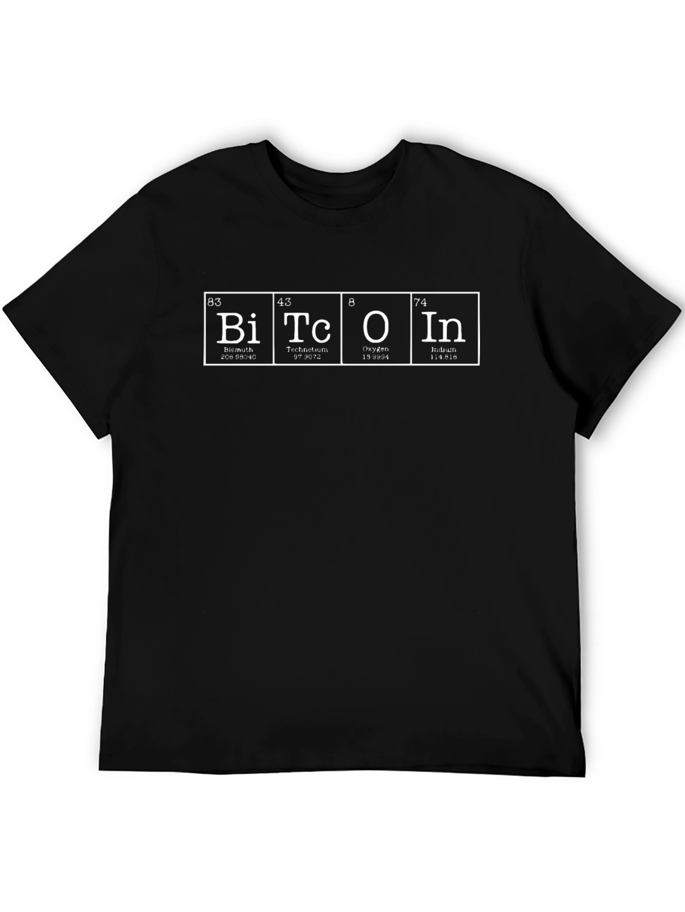 Bitcoin Elements Black T-Shirt