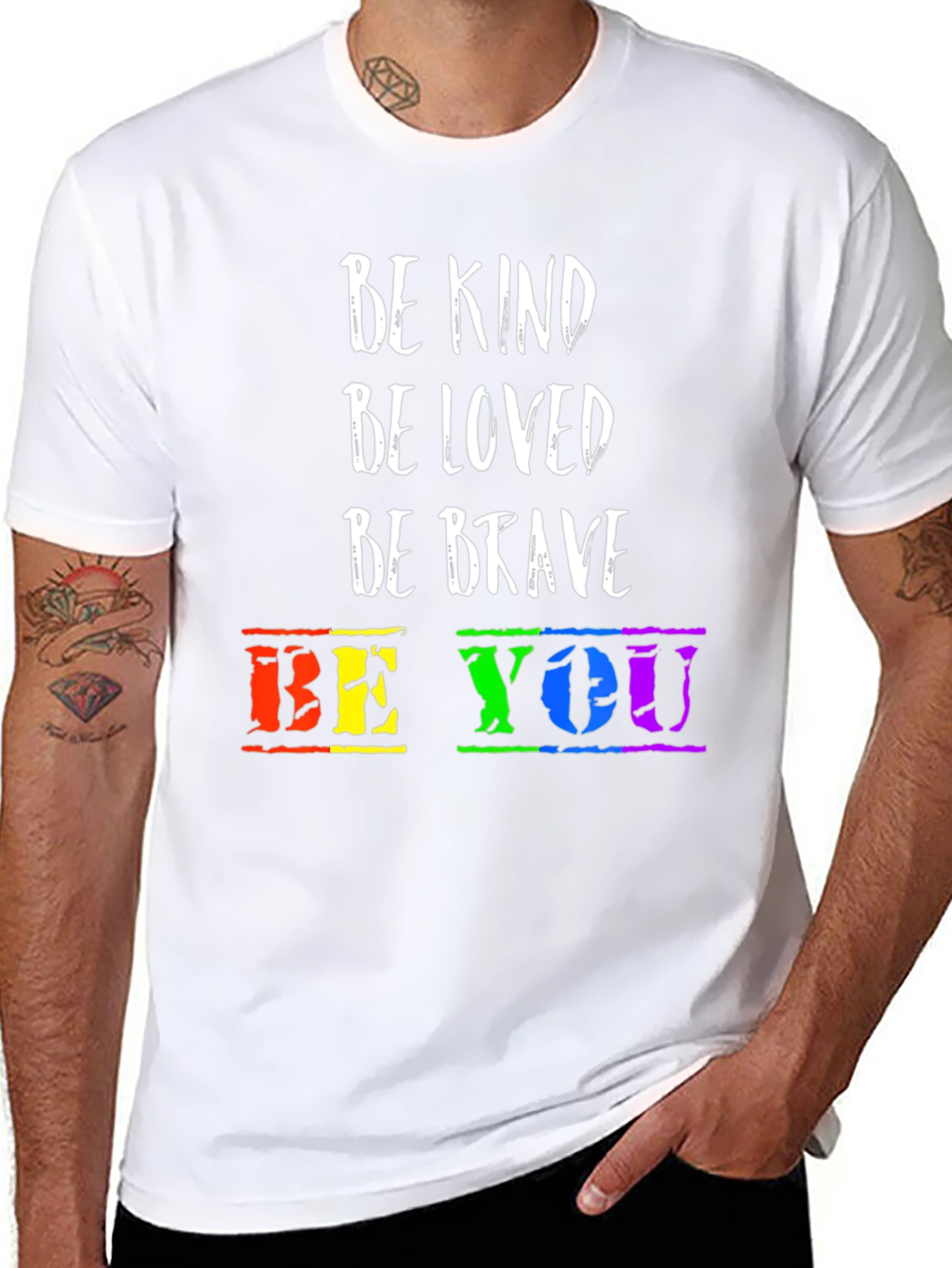 Be Kind Be Loved LGBT Pride T-Shirt