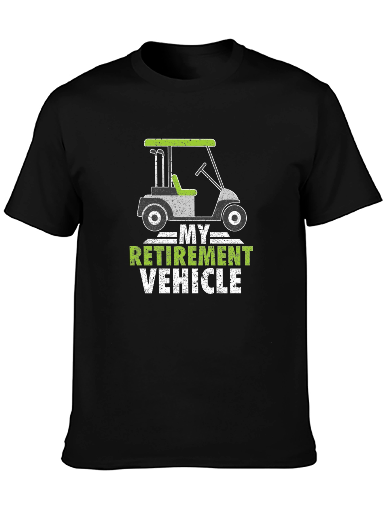 Retirement Vehicle Golf Cart Graphic Tee