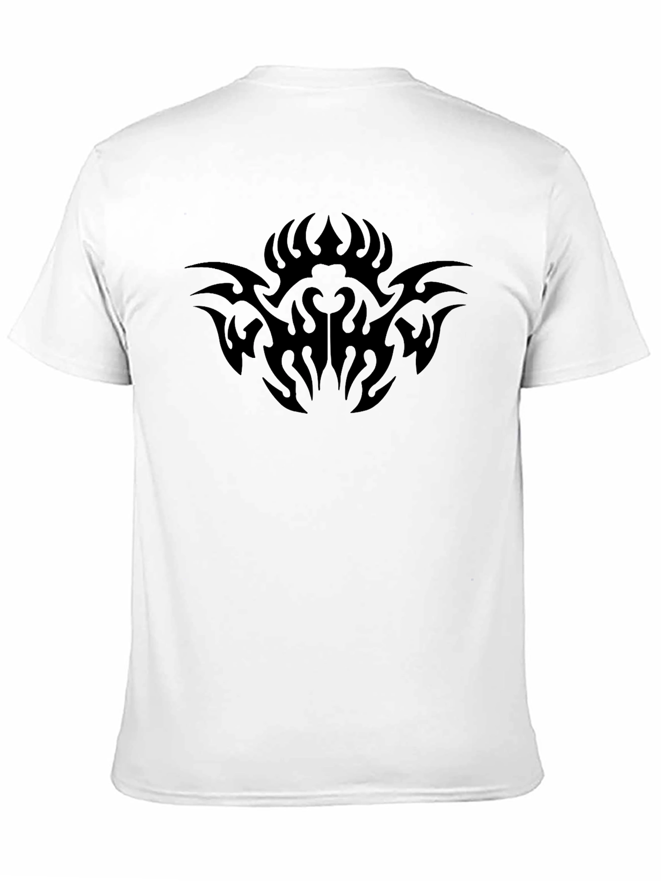 Mens Black Tribal Tattoo Graphic T-Shirt