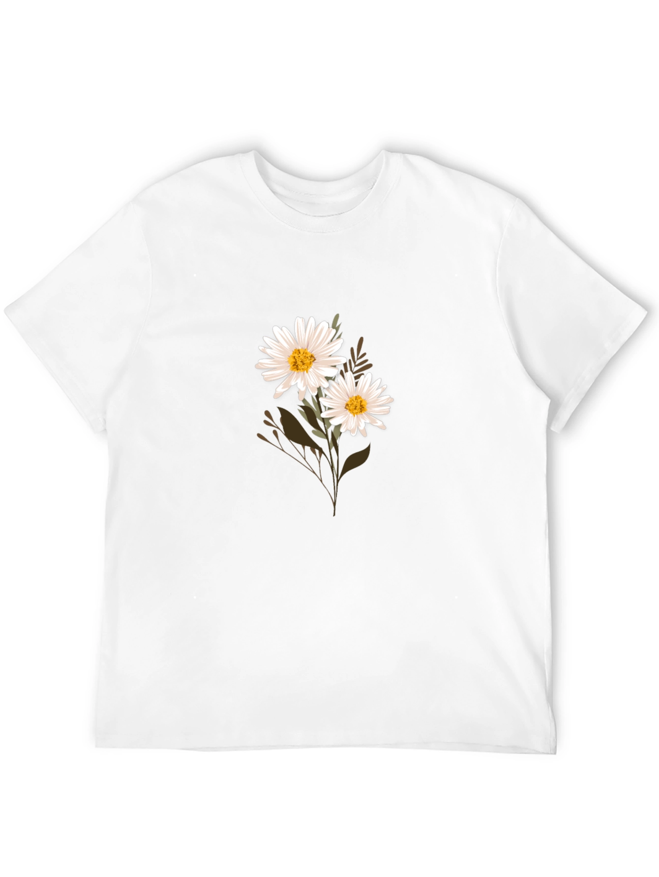 Daisy Graphic Black T-Shirt