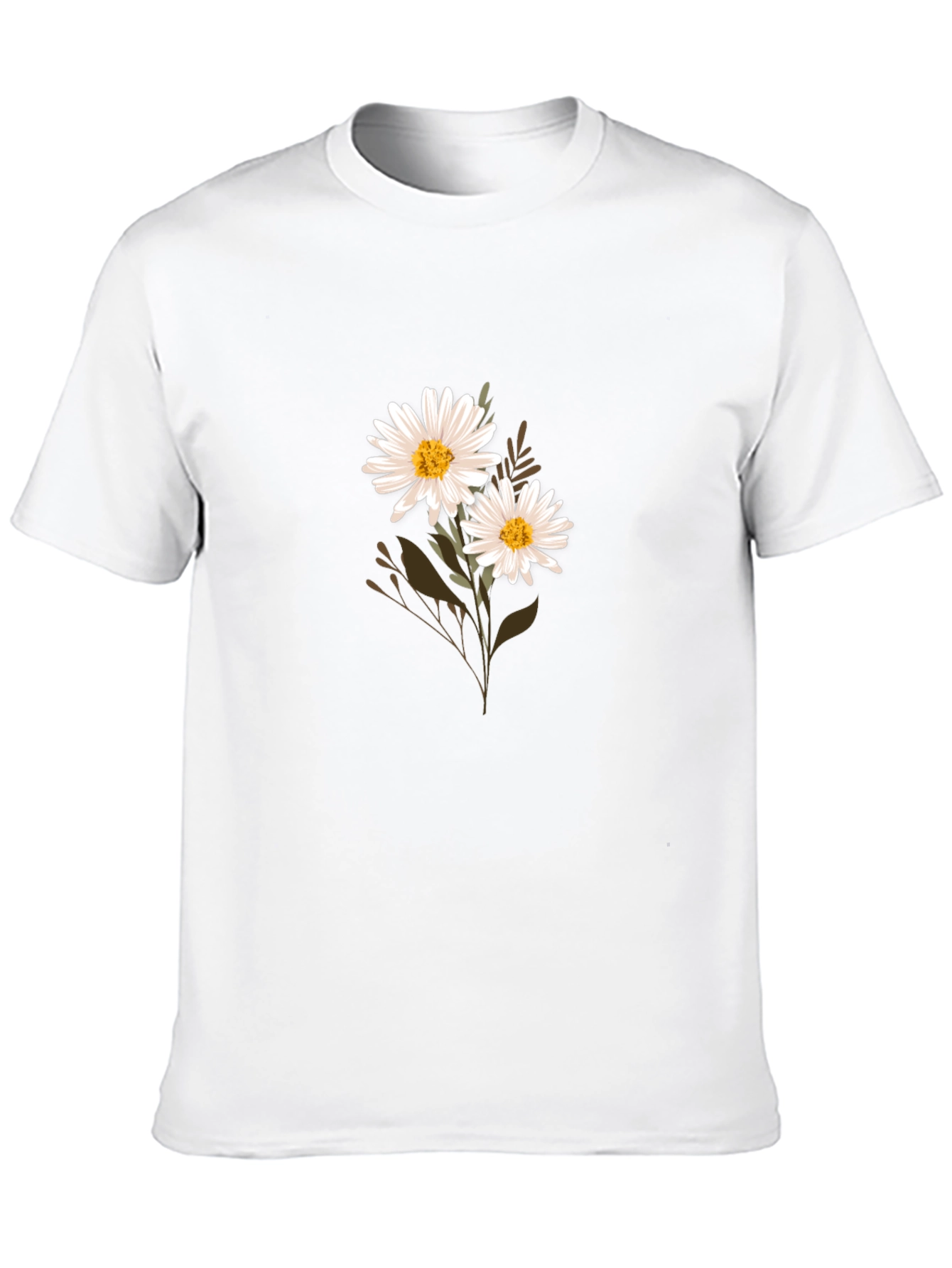 Daisy Graphic Black T-Shirt