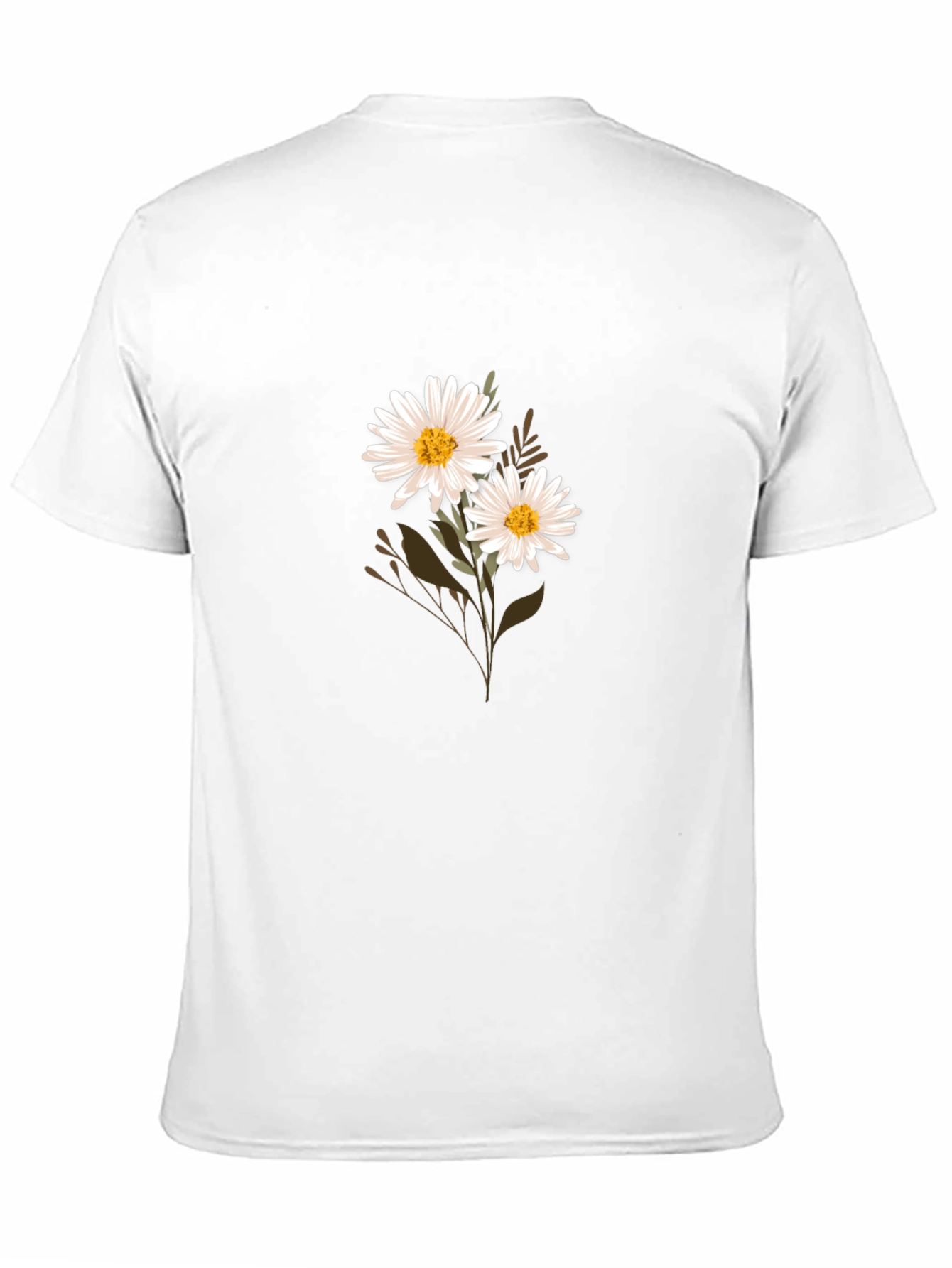 Daisy Graphic Black T-Shirt