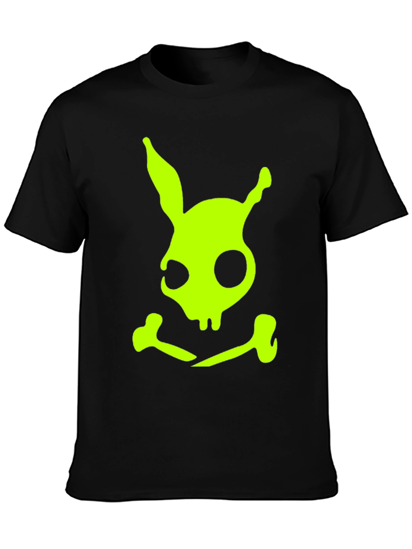 Rabbit Skull and Crossbones Graphic Tee