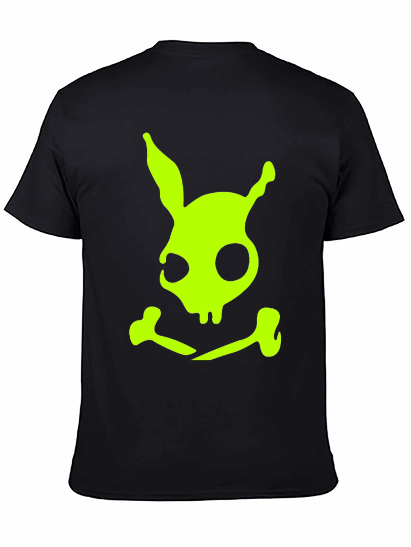 Rabbit Skull and Crossbones Graphic Tee