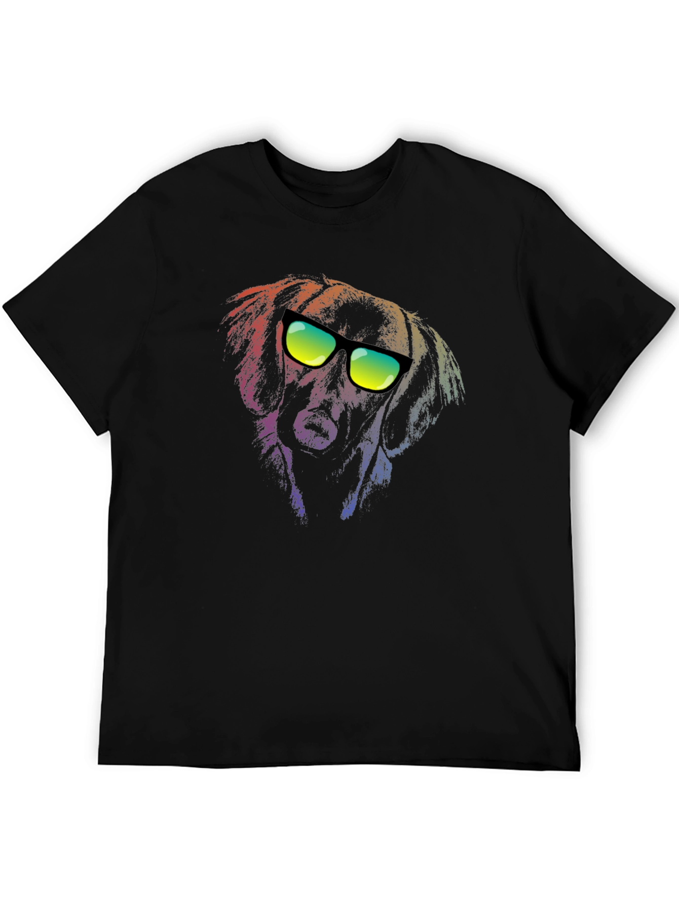 Cool Dog Graphic Tee - Black Unisex T-Shirt