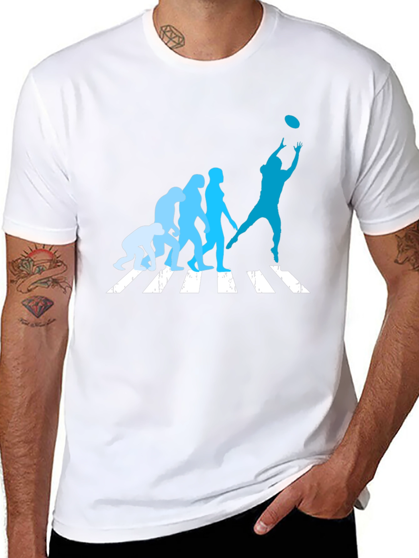 Evolution Football Receiver T-Shirt - Black