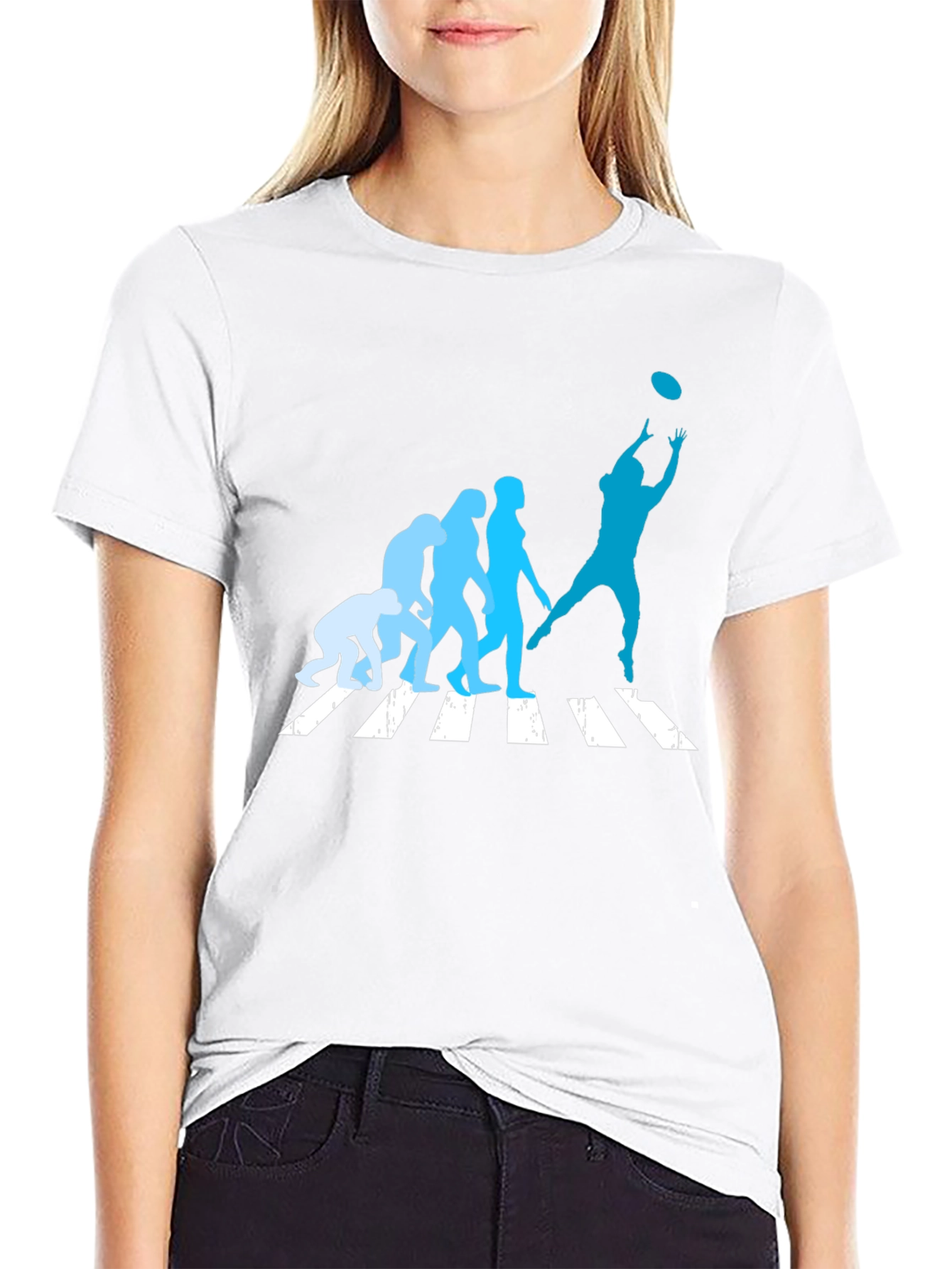 Evolution Football Receiver T-Shirt - Black