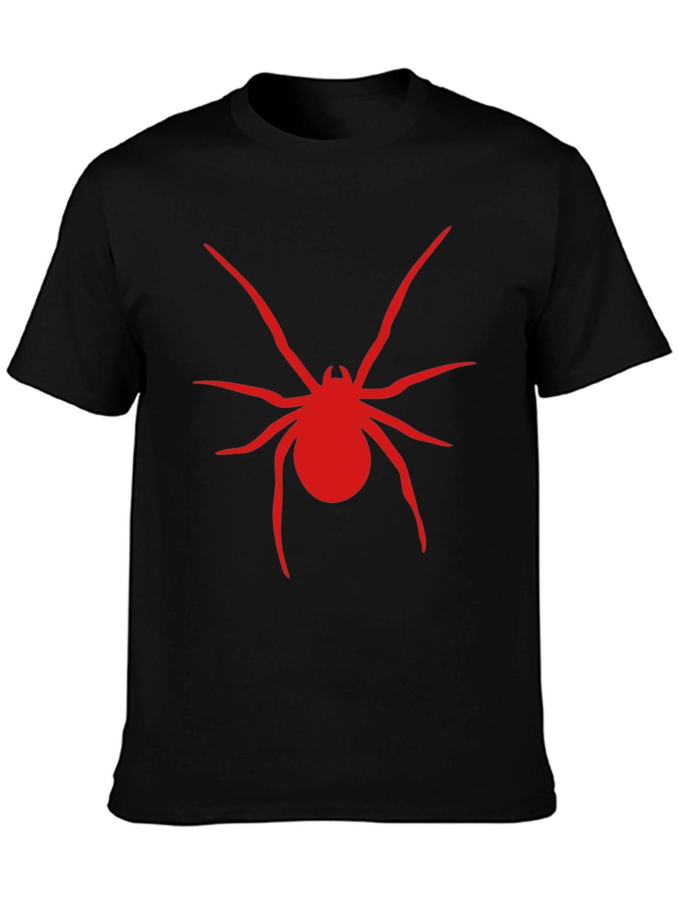 Red Spider Graphic Black T-Shirt