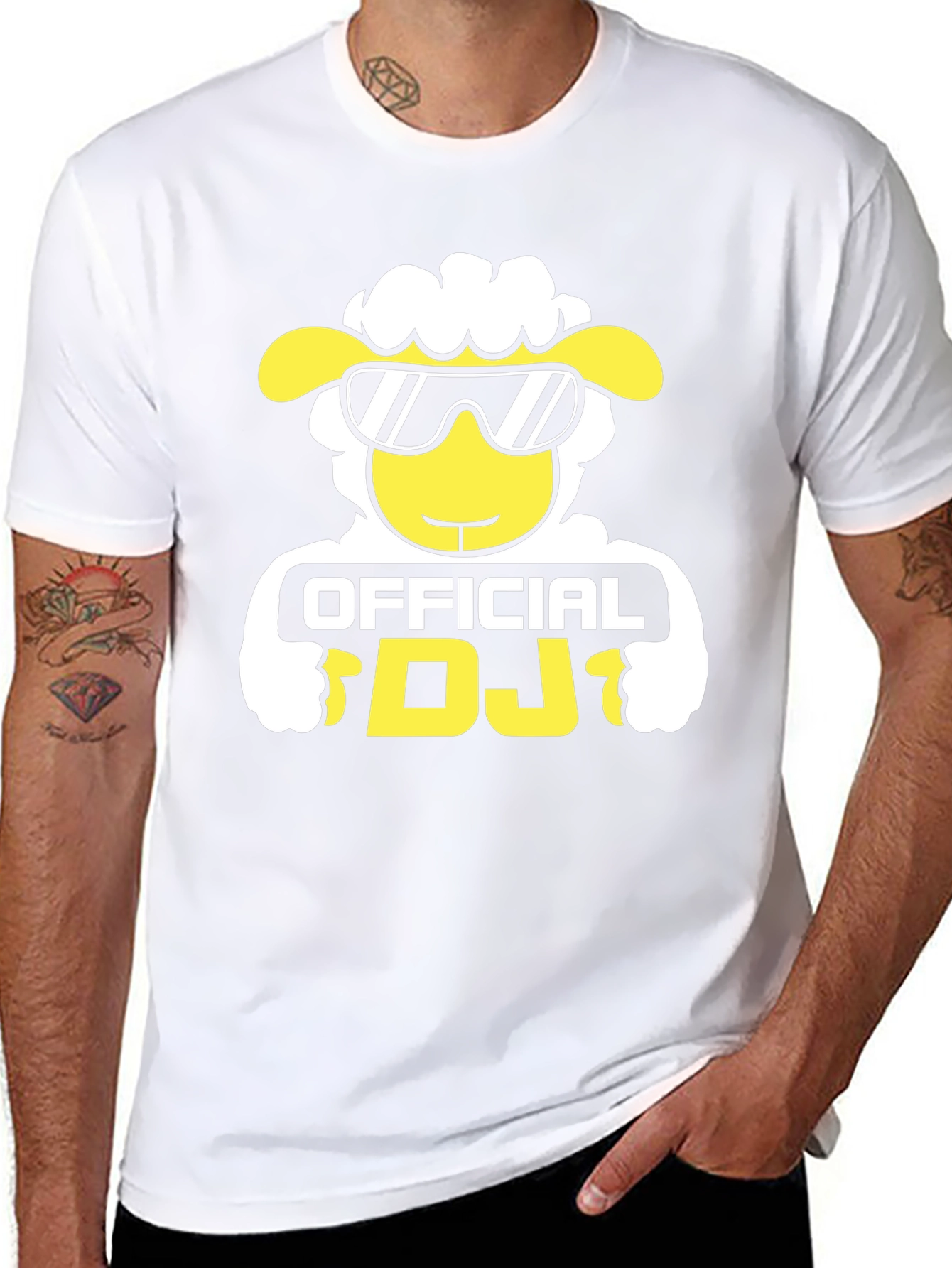 Official DJ Sheep Black T-Shirt