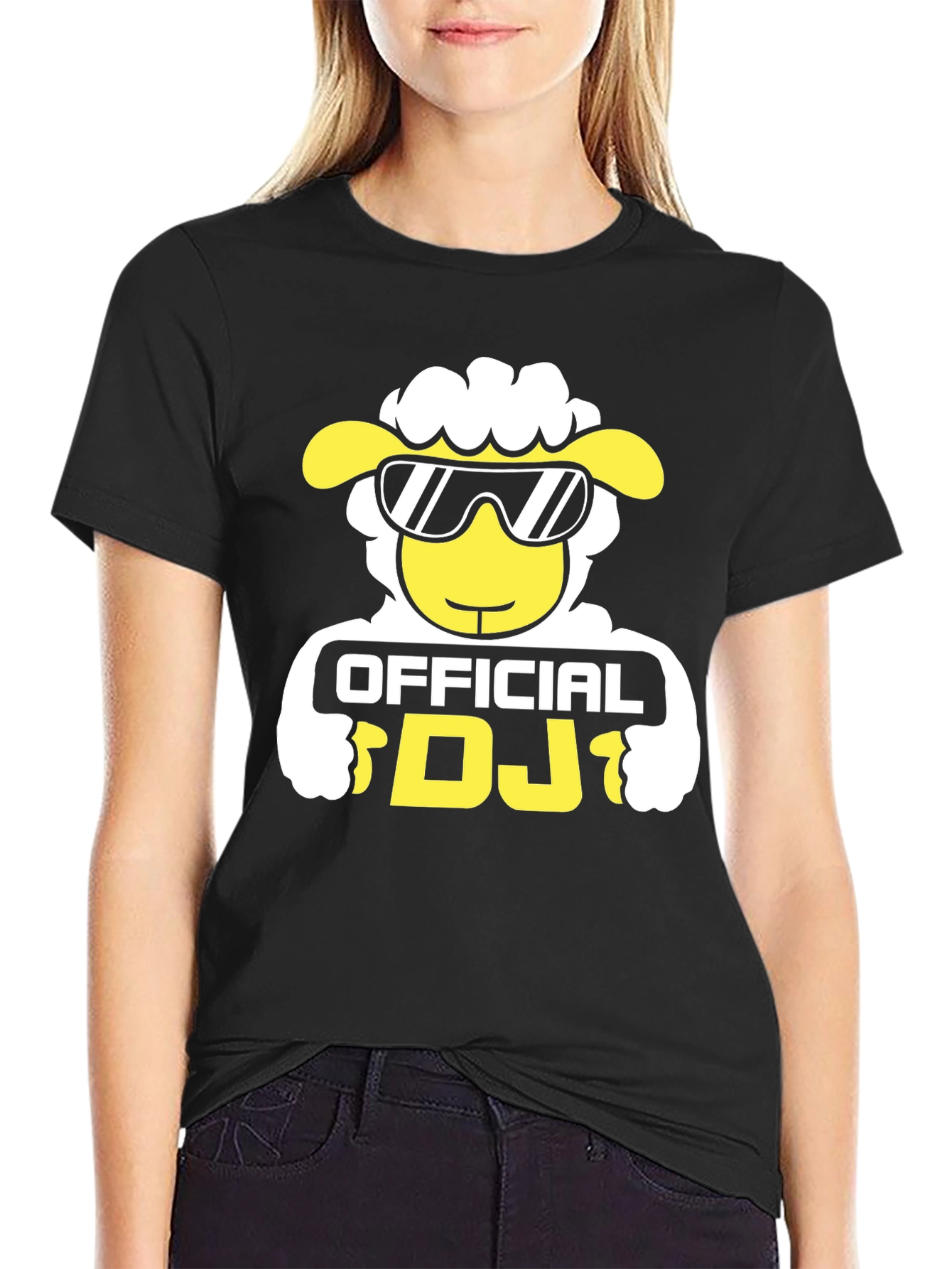 Official DJ Sheep Black T-Shirt