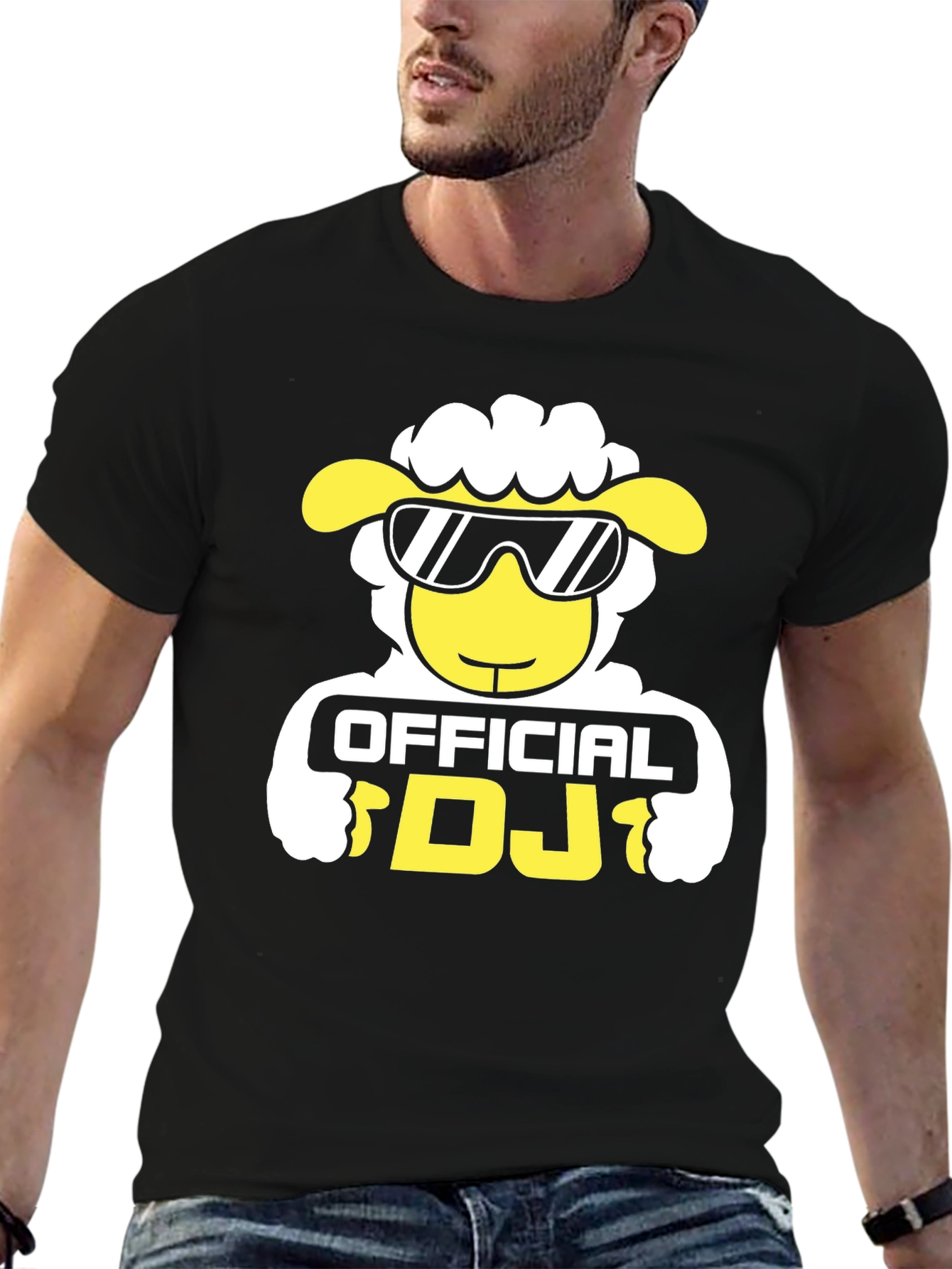 Official DJ Sheep Black T-Shirt
