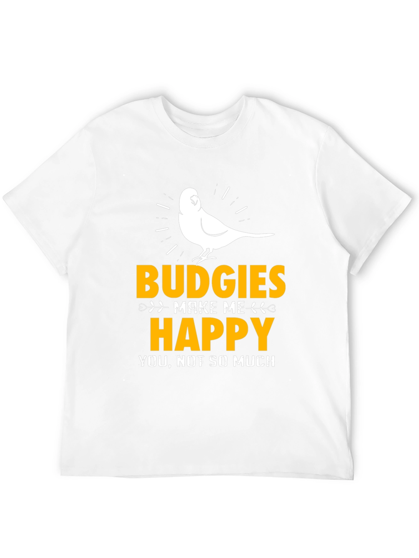 Budgies Make Me Happy Graphic Tee