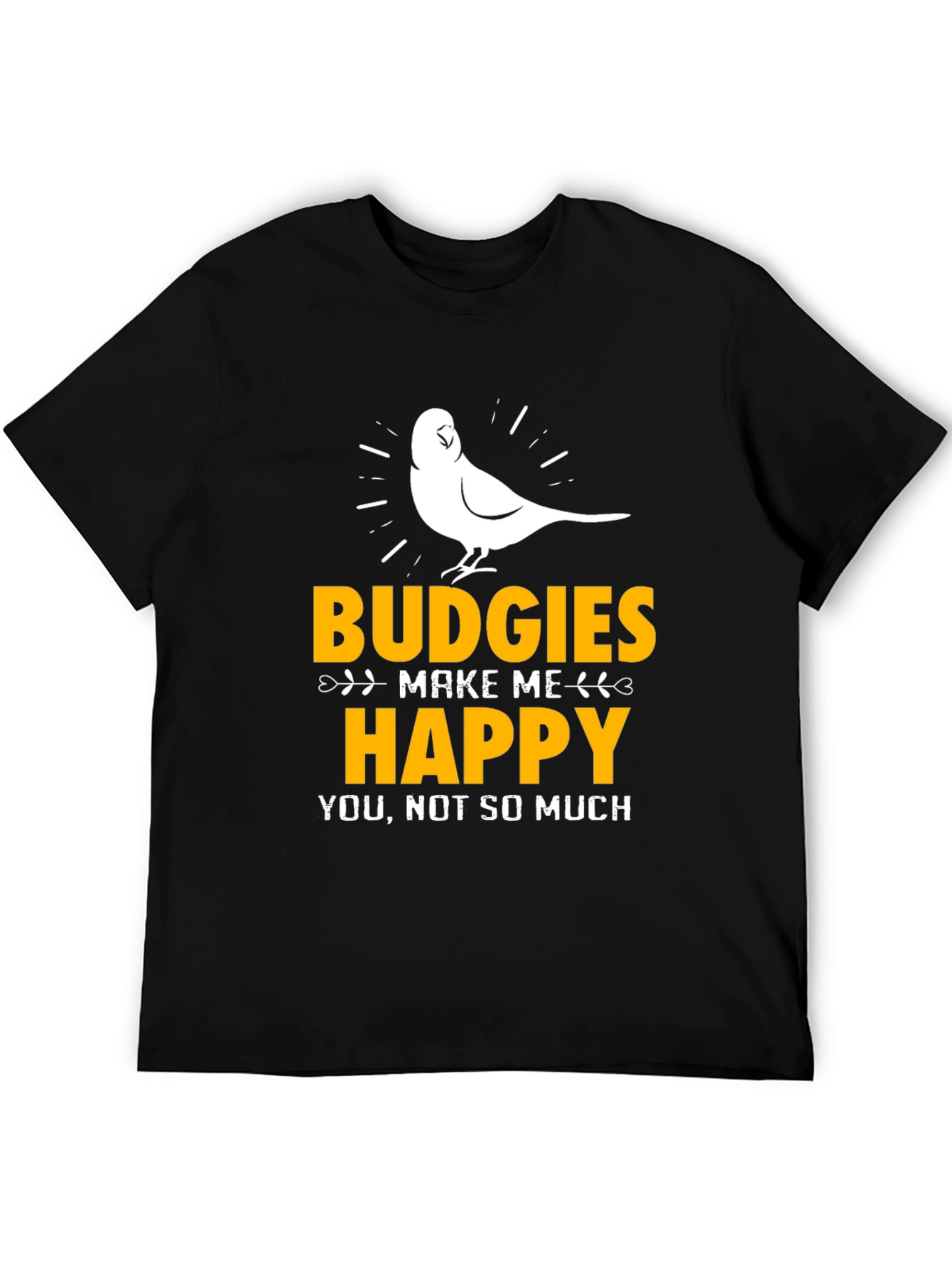 Budgies Make Me Happy Graphic Tee