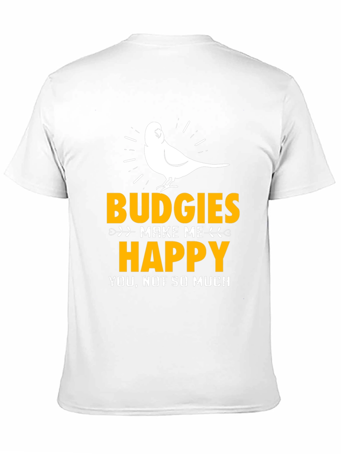 Budgies Make Me Happy Graphic Tee