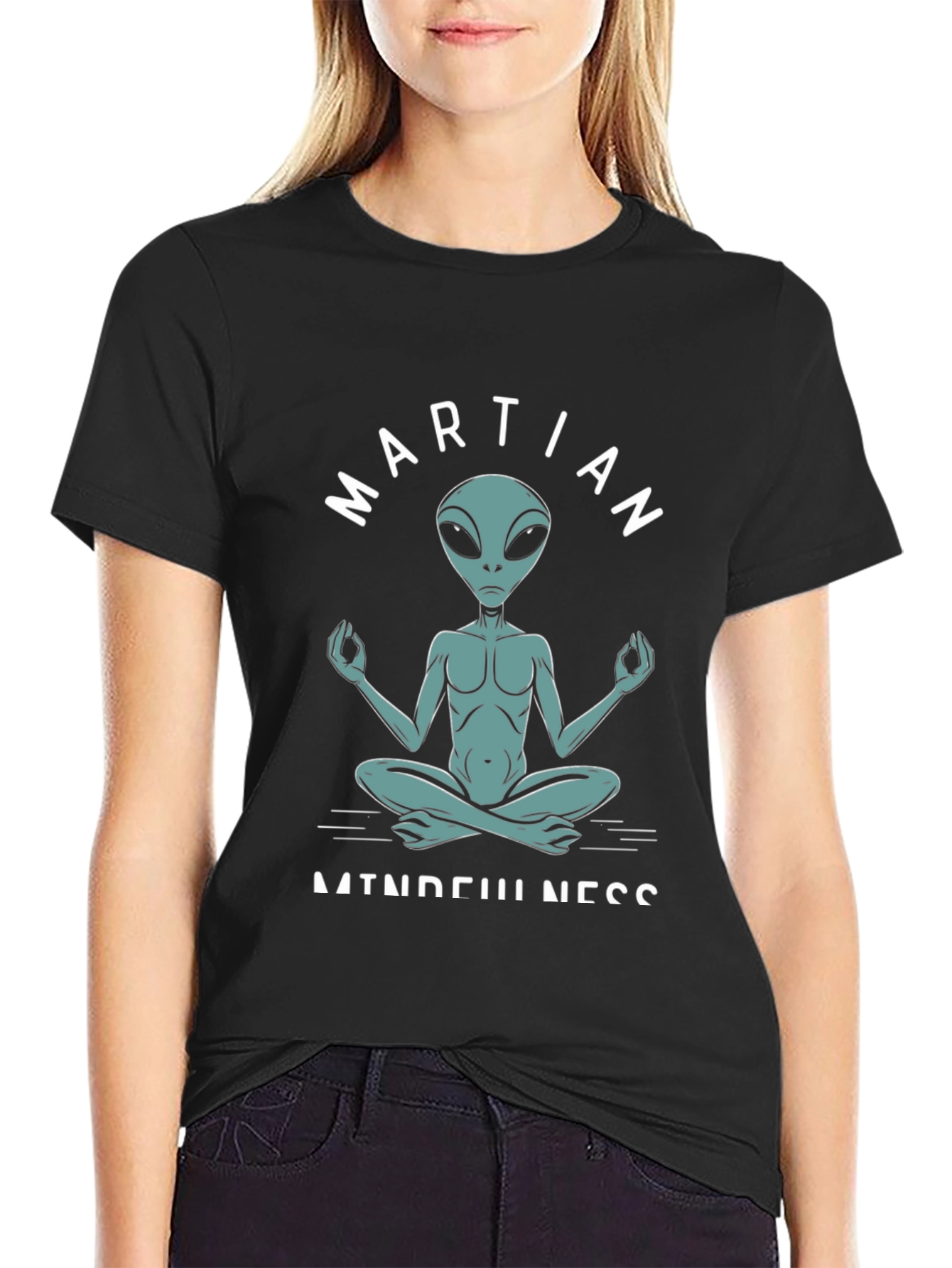 Martian Mindfulness Meditation T-Shirt
